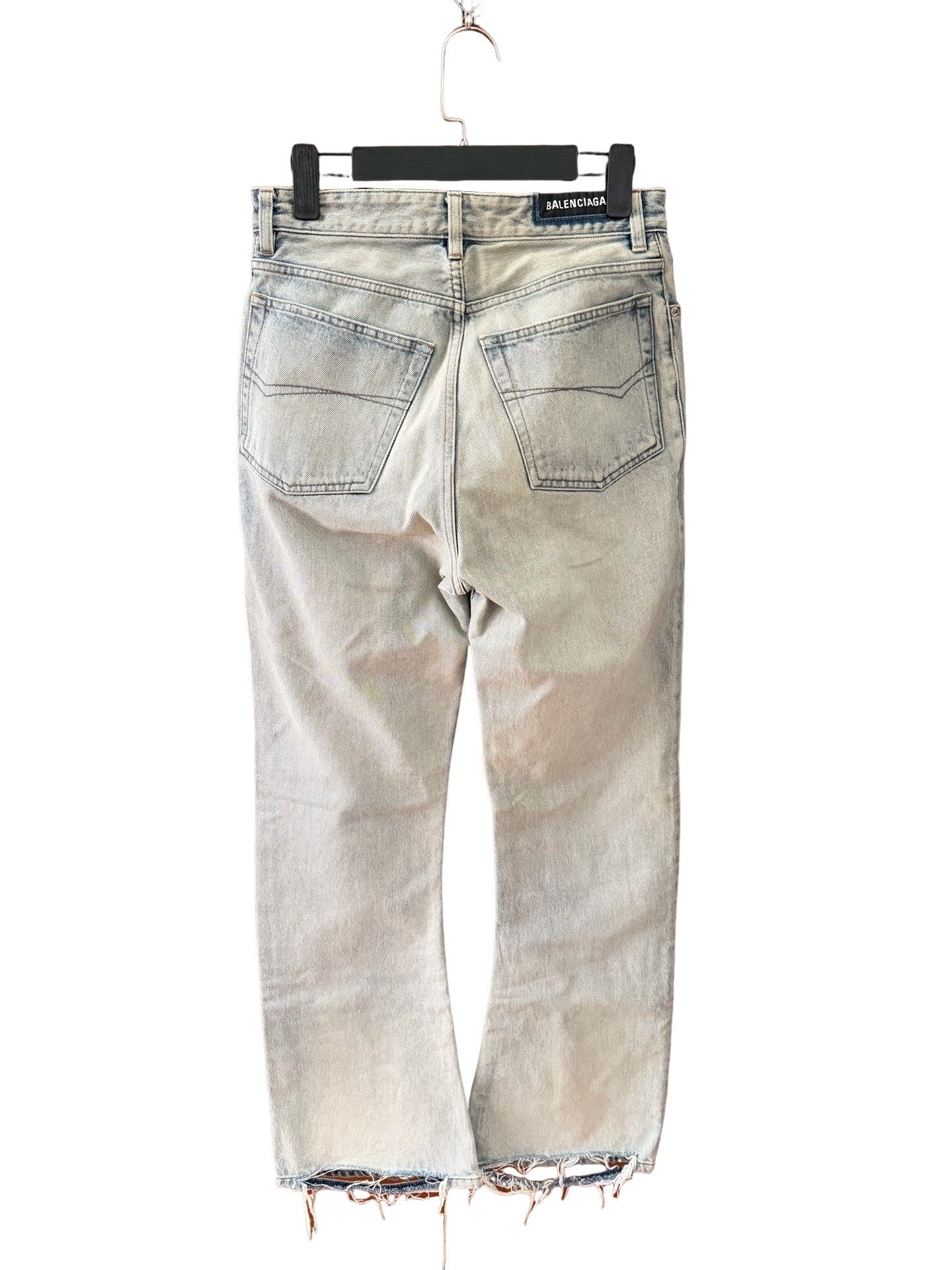 Balenciaga Balenciaga Distressed Hem Denim Jeans M Size US 32 / EU 48 - 2 Thumbnail