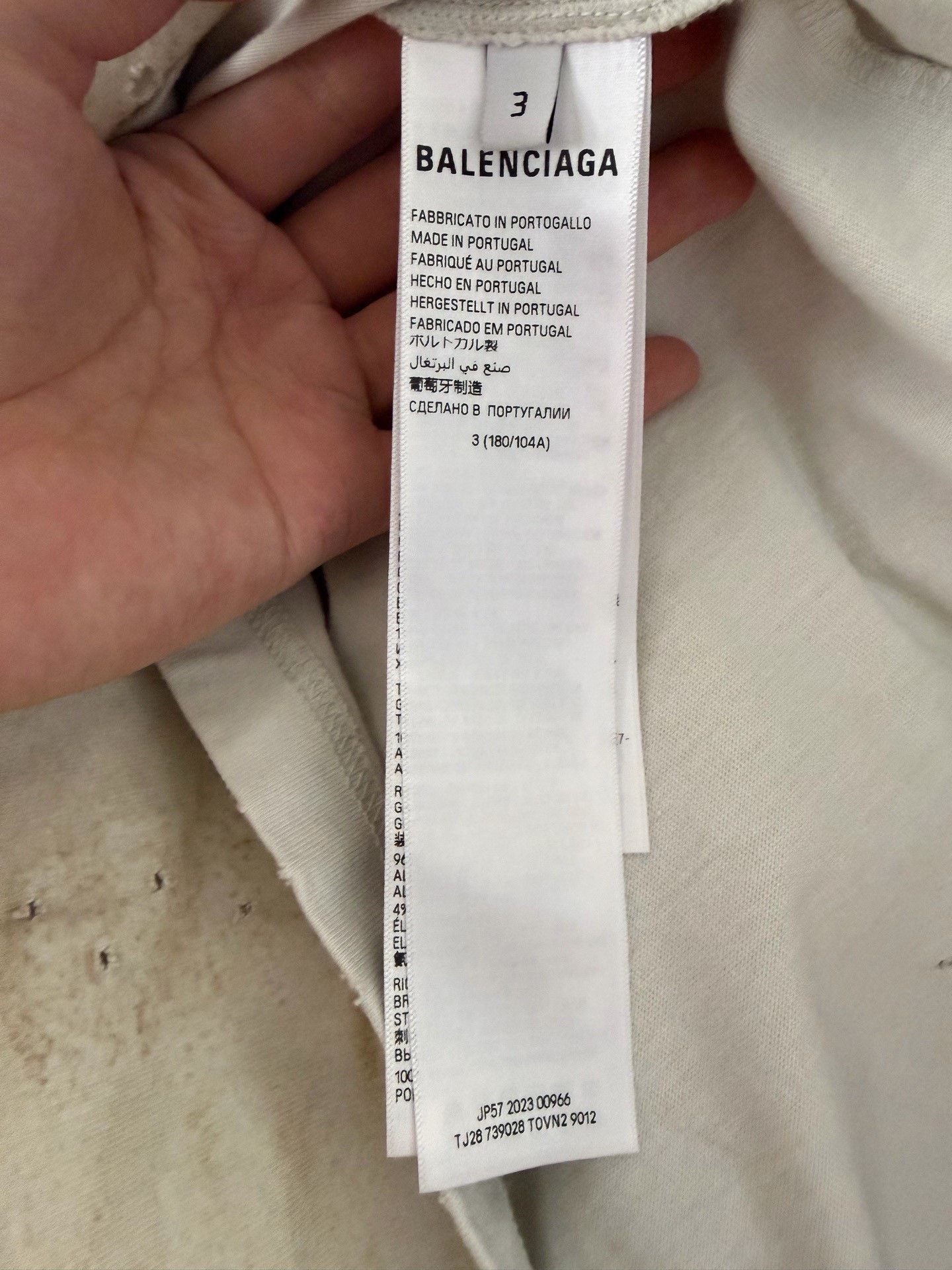 Balenciaga Balenciaga Manchester United Mud Dye T-Shirt Size 3 Size US L / EU 52-54 / 3 - 5 Thumbnail