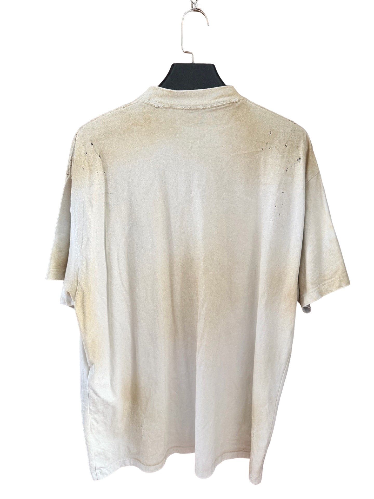 Balenciaga Balenciaga Manchester United Mud Dye T-Shirt Size 3 Size US L / EU 52-54 / 3 - 2 Thumbnail
