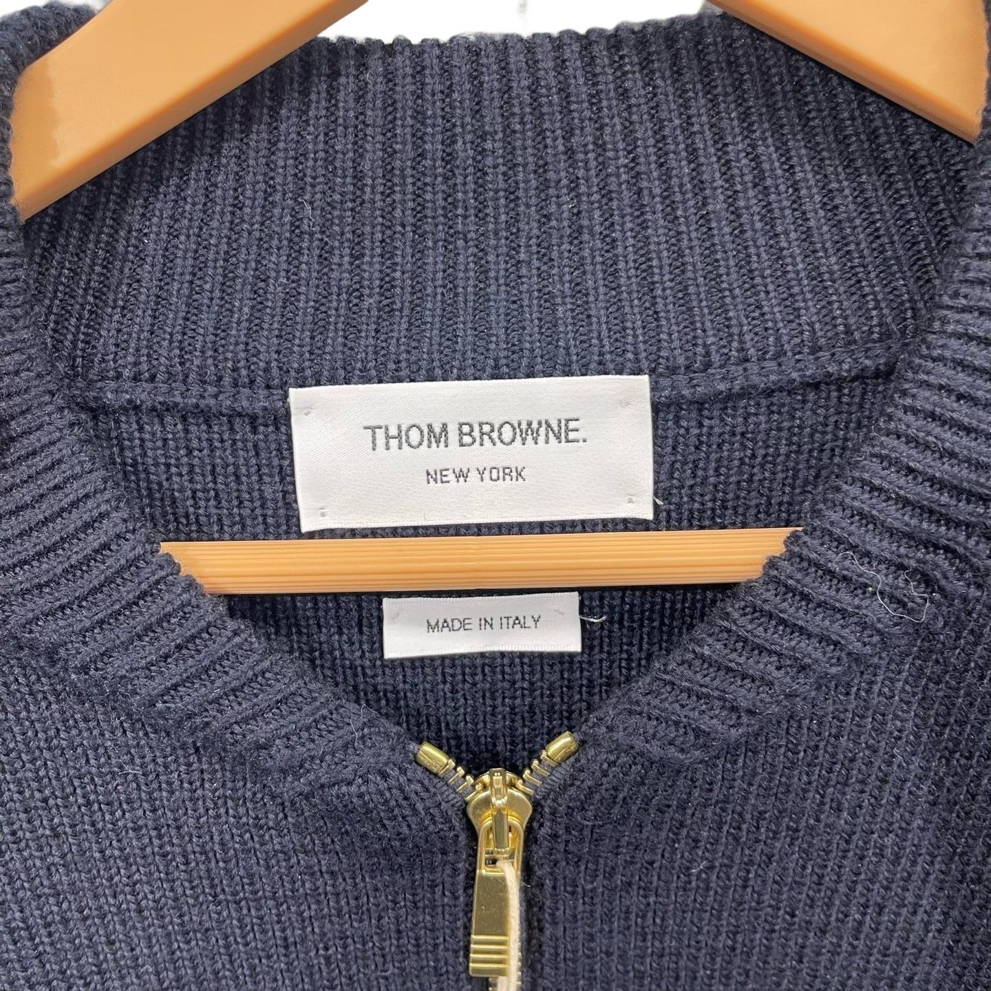 Thom Browne Thom Browne 4-Bar Wool Knit Bomber Size 2 Size US M / EU 48-50 / 2 - 3 Thumbnail