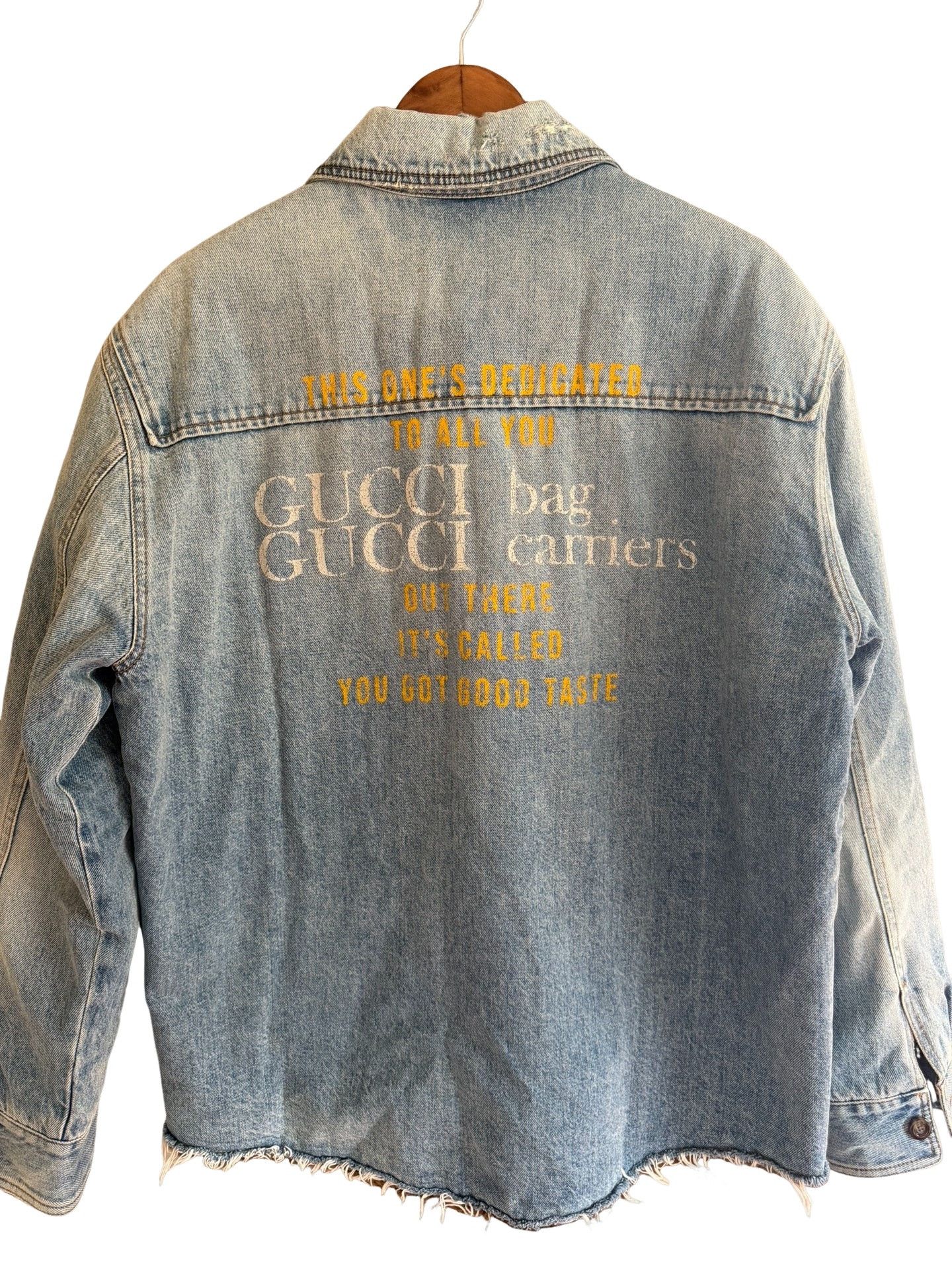 Gucci Gucci Shearling Lined Denim Jacket Size 48 Size US M / EU 48-50 / 2 - 5 Thumbnail
