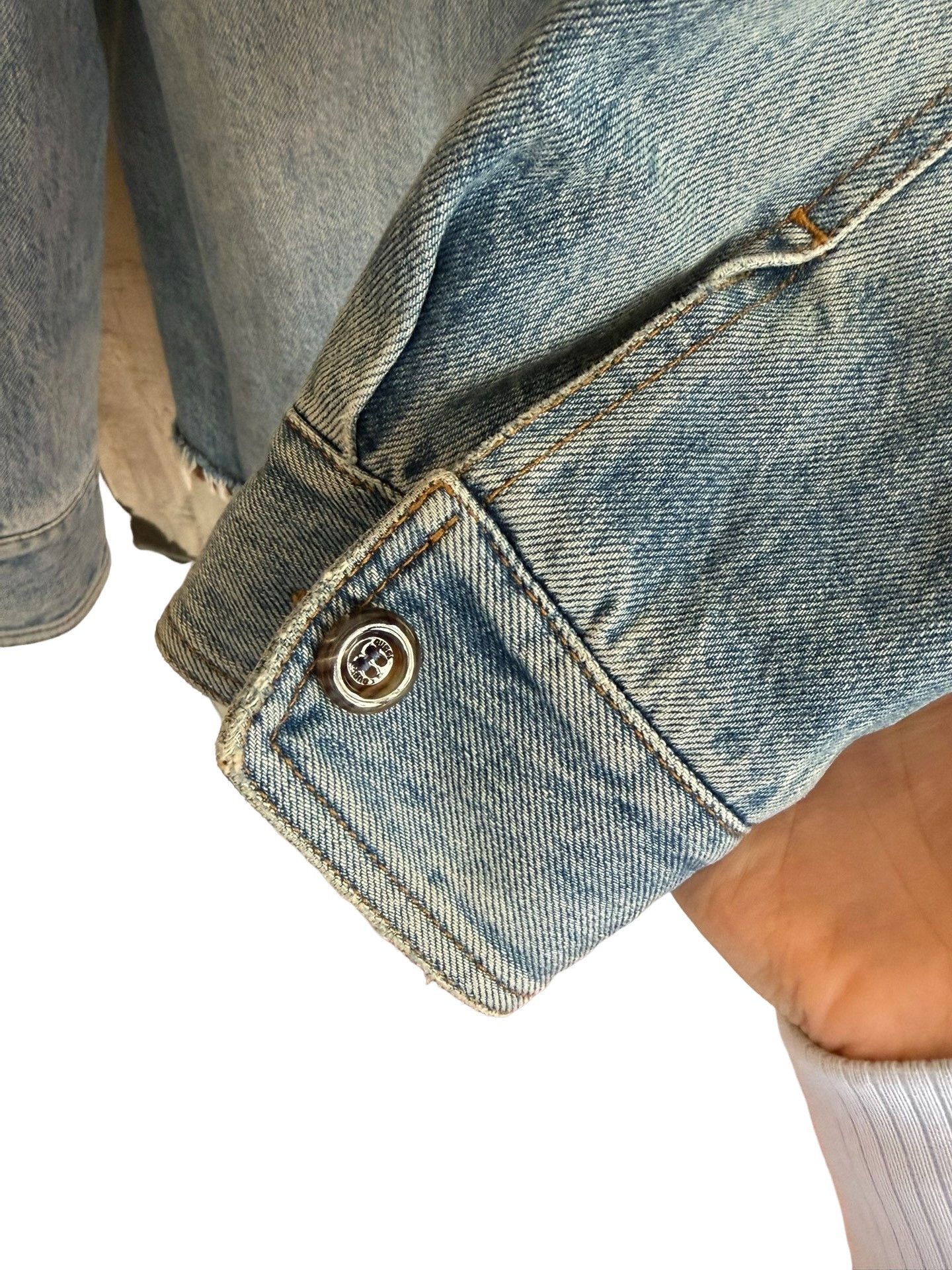 Gucci Gucci Shearling Lined Denim Jacket Size 48 Size US M / EU 48-50 / 2 - 3 Thumbnail