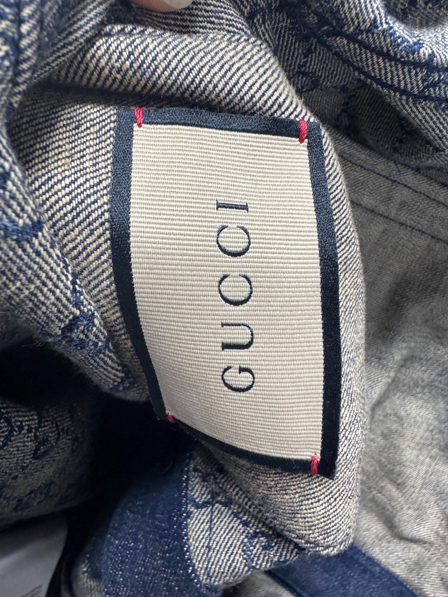 Gucci Gucci GG Monogram Patch Denim Jacket Size 48 Size US M / EU 48-50 / 2 - 5 Thumbnail