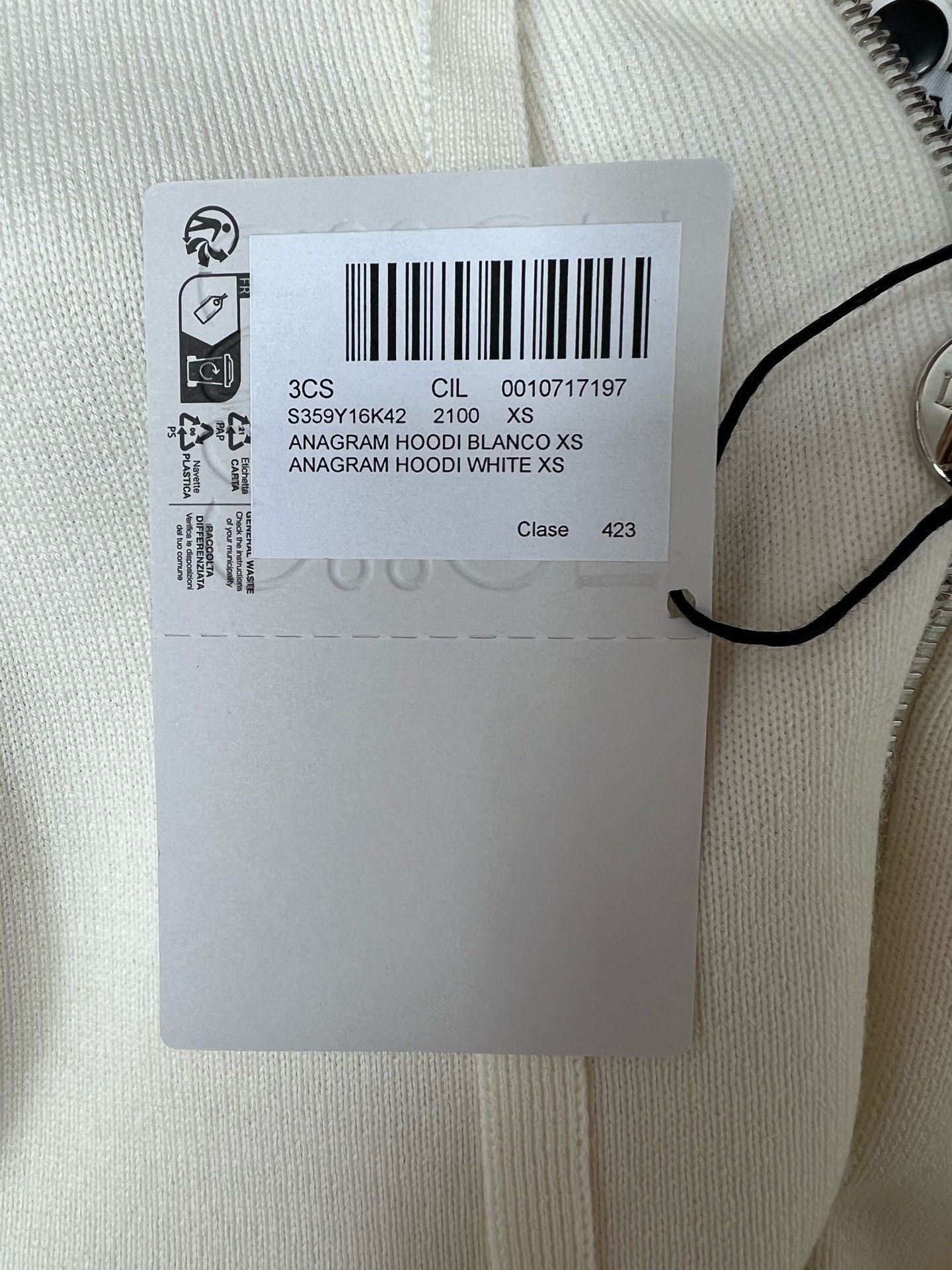 Loewe Loewe Anagram Embossed Wool Zip Hoodie XS Size XS / US 0-2 / IT 36-38 - 6 Thumbnail