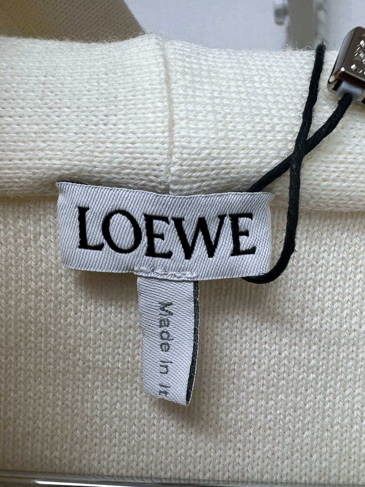 Loewe Loewe Anagram Embossed Wool Zip Hoodie XS Size XS / US 0-2 / IT 36-38 - 5 Thumbnail
