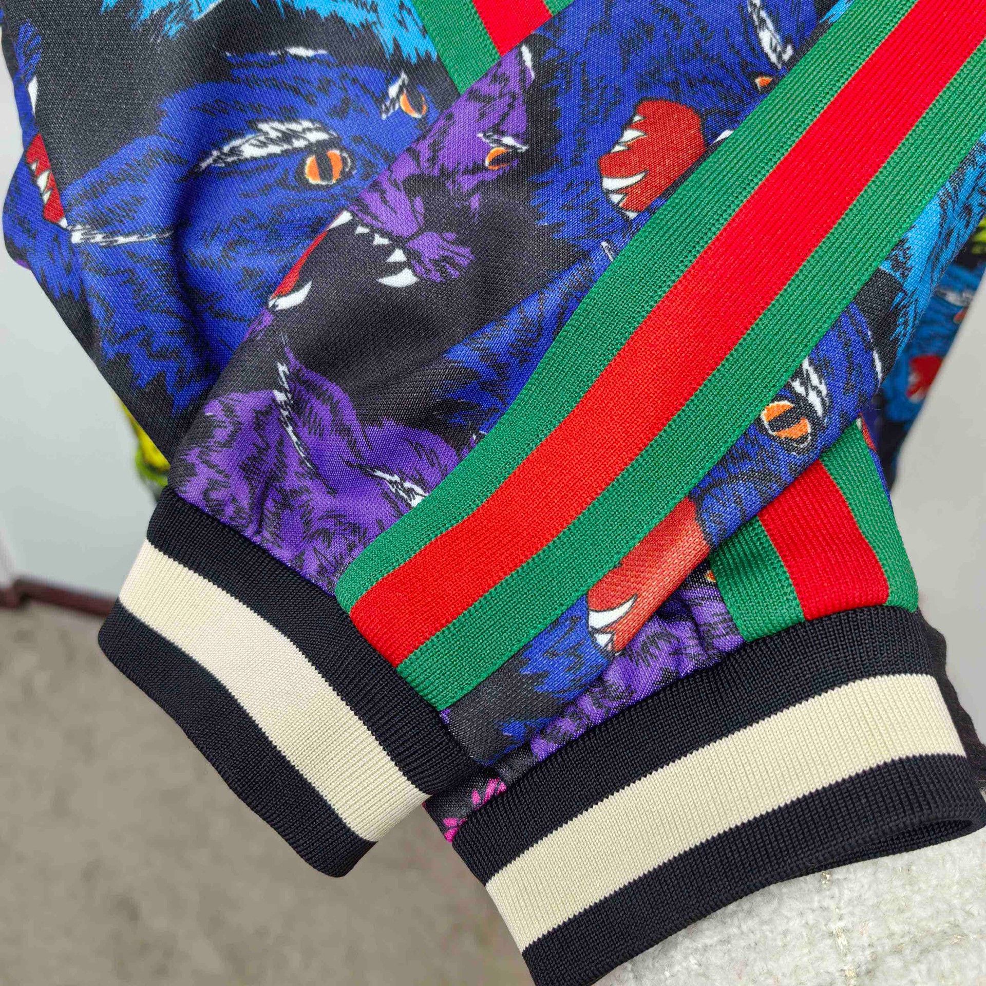 Gucci Gucci Tiger Head Print Zip Track Jacket XS Size US XS / EU 42 / 0 - 4 Thumbnail