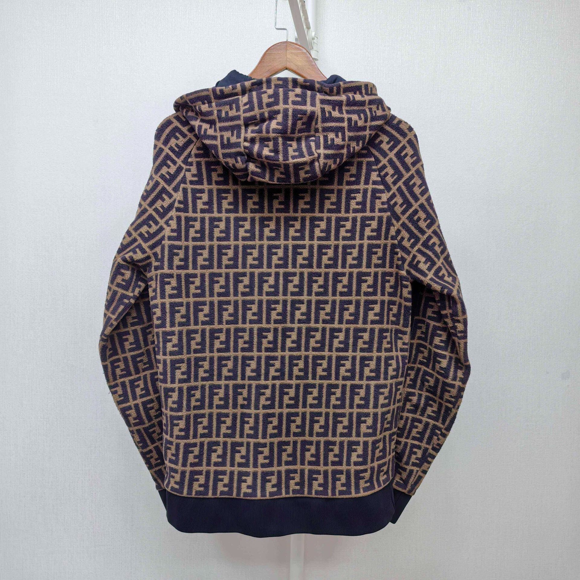 Fendi Fendi FF Monogram Zip-Up Hoodie Size L Size US L / EU 52-54 / 3 - 2 Thumbnail