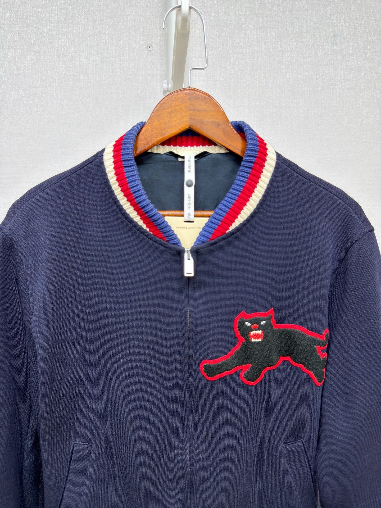 Gucci Gucci Panther Embroidery Bomber Jacket Size 50 Size US M / EU 48-50 / 2 - 3 Thumbnail
