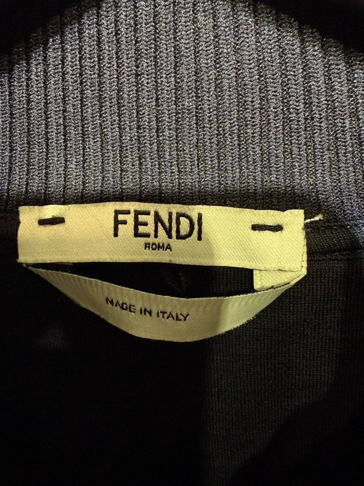 Fendi Fendi Embossed Logo Zip-Up Jacket IT 38 Size XS / US 0-2 / IT 36-38 - 3 Thumbnail