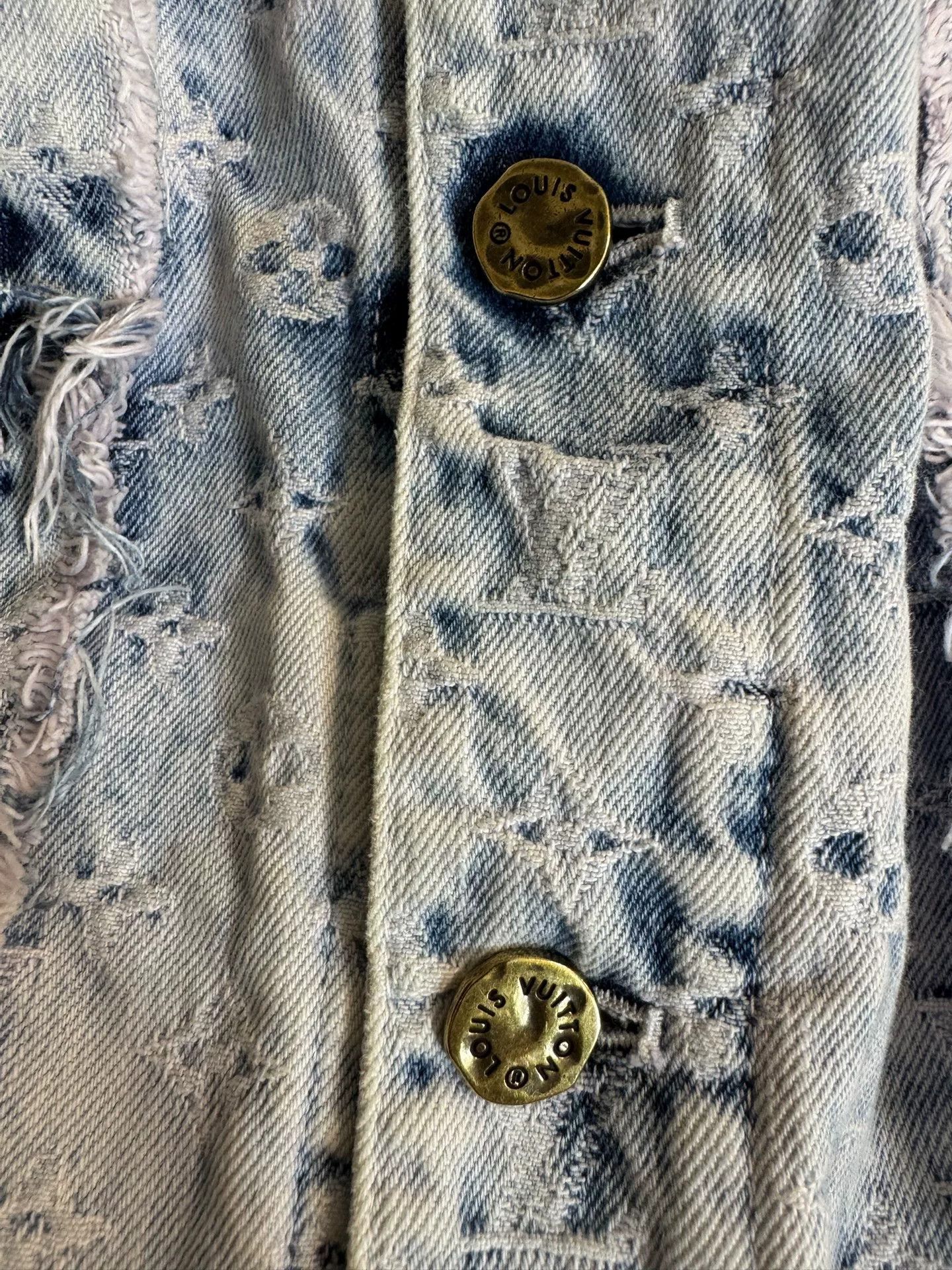 Louis Vuitton Louis Vuitton Monogram Fringe Denim Jacket 52 Size US L / EU 52-54 / 3 - 3 Thumbnail