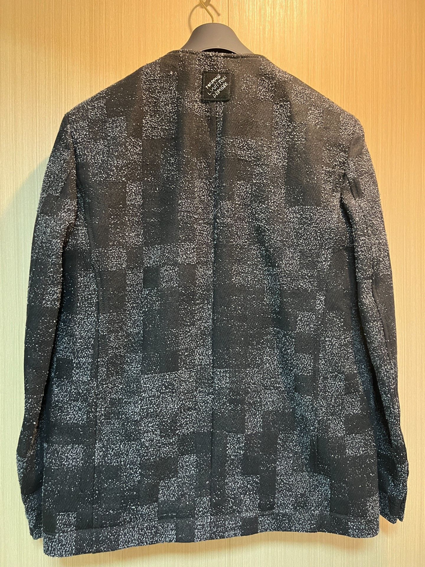 Louis Vuitton Louis Vuitton Damier Textured Knit Jacket Size 52 Size US L / EU 52-54 / 3 - 2 Thumbnail