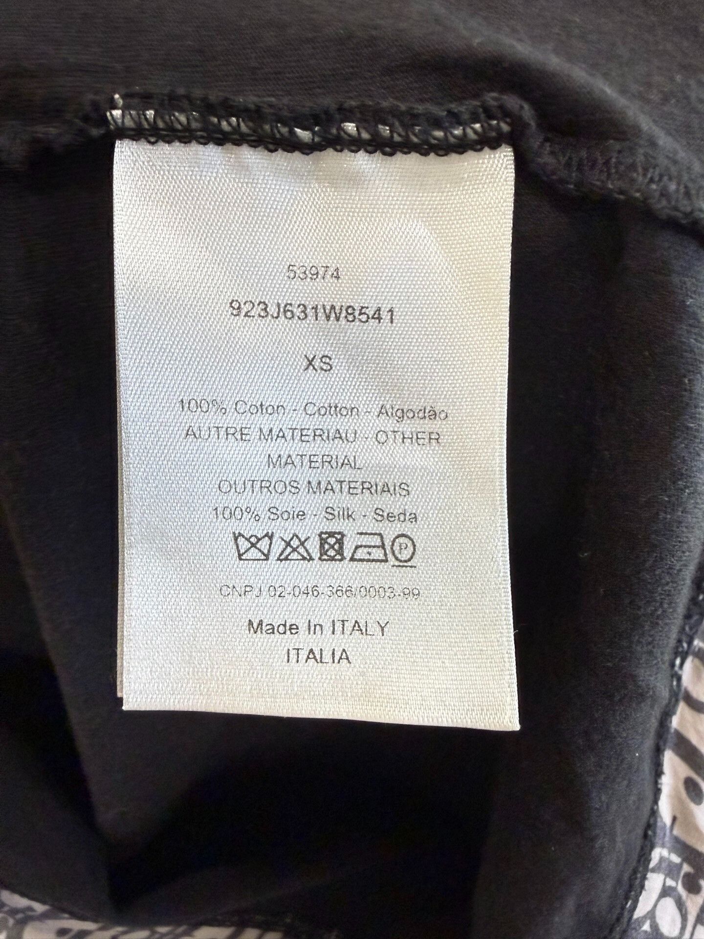 Dior Dior Oblique Trim Logo T-Shirt Size XS Size US XS / EU 42 / 0 - 6 Thumbnail