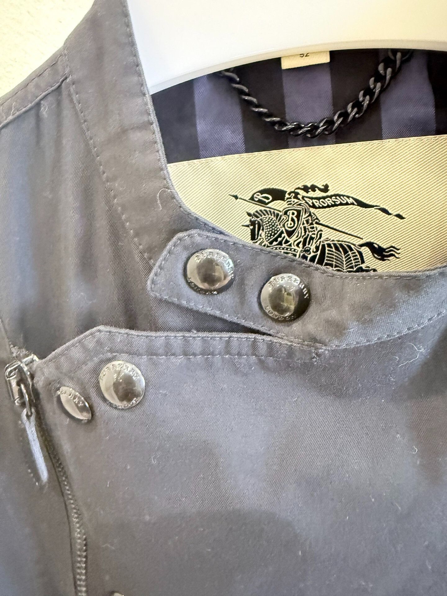 Burberry Burberry Double Breasted Cotton Jacket Size 52 Size US L / EU 52-54 / 3 - 3 Thumbnail