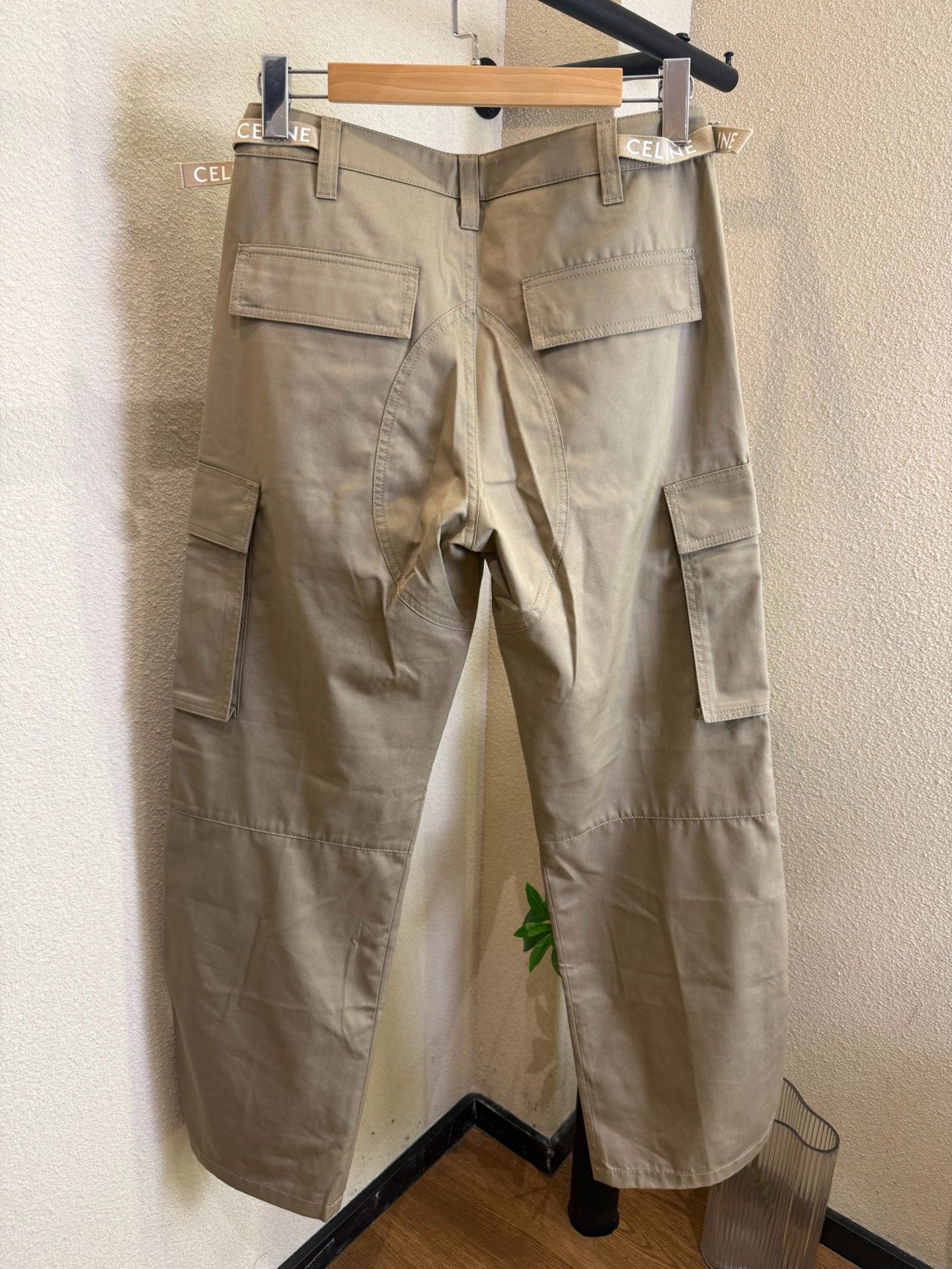 Celine CELINE Khaki Cargo Pants Size 46 Size US 30 / EU 46 - 2 Thumbnail