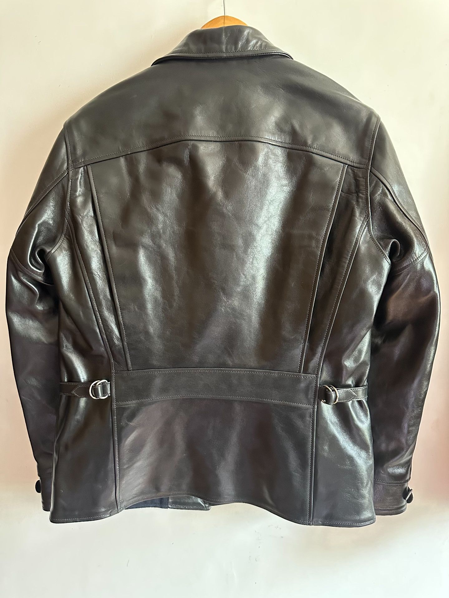 Rainbow Country Rainbowcountry 1940s Horsehide Black Carcoat Size US XXS / EU 40 - 2 Thumbnail
