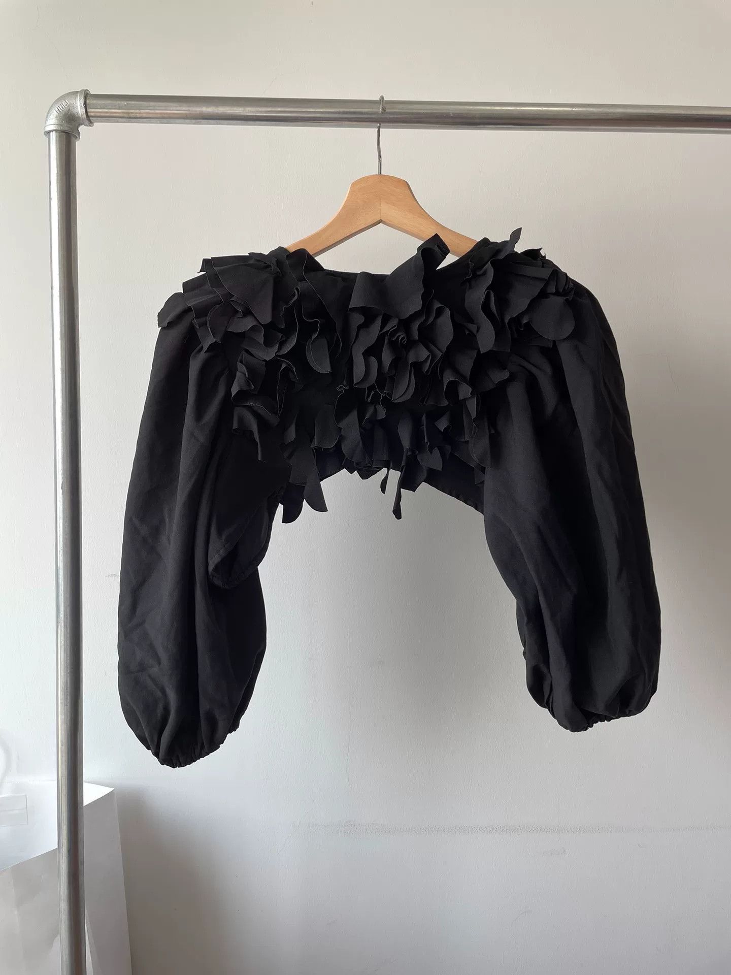 Rei Kawakubo Comme des Garçons Floral Short Jacket Size S / US 4 / IT 40 - 2 Thumbnail