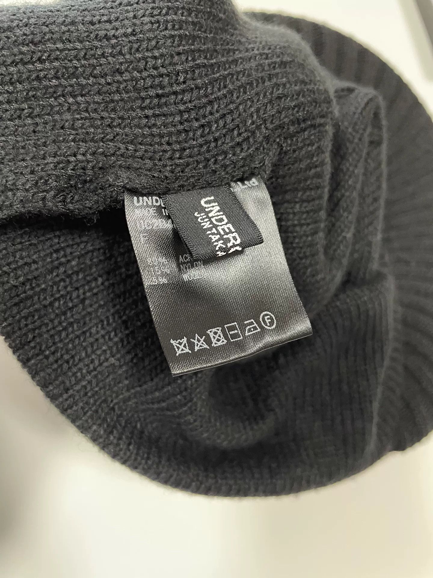 Undercover Undercover Jun Takahashi Black Knit Visor Cap Size ONE SIZE - 3 Thumbnail