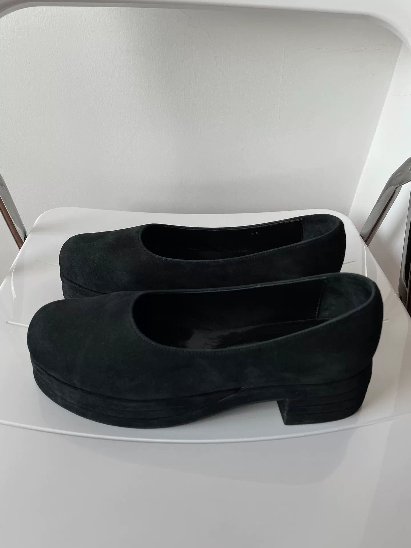 Comme des Garcons Comme des Garçons Black Platform Shoes Size US 6 / IT 36 - 2 Thumbnail