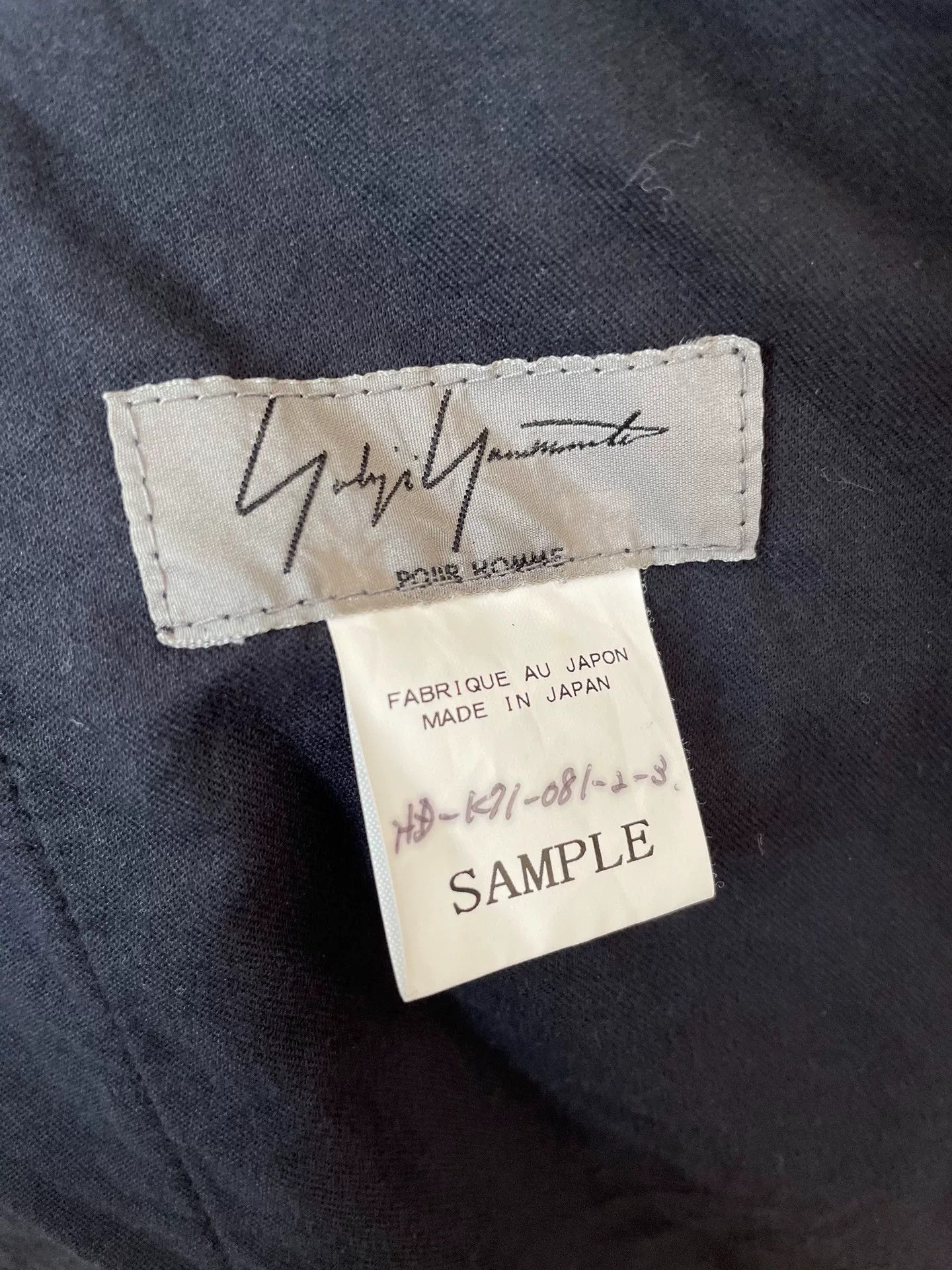 Yohji Yamamoto Yohji Yamamoto Pour Homme Black Cardigan Size US M / EU 48-50 / 2 - 5 Thumbnail
