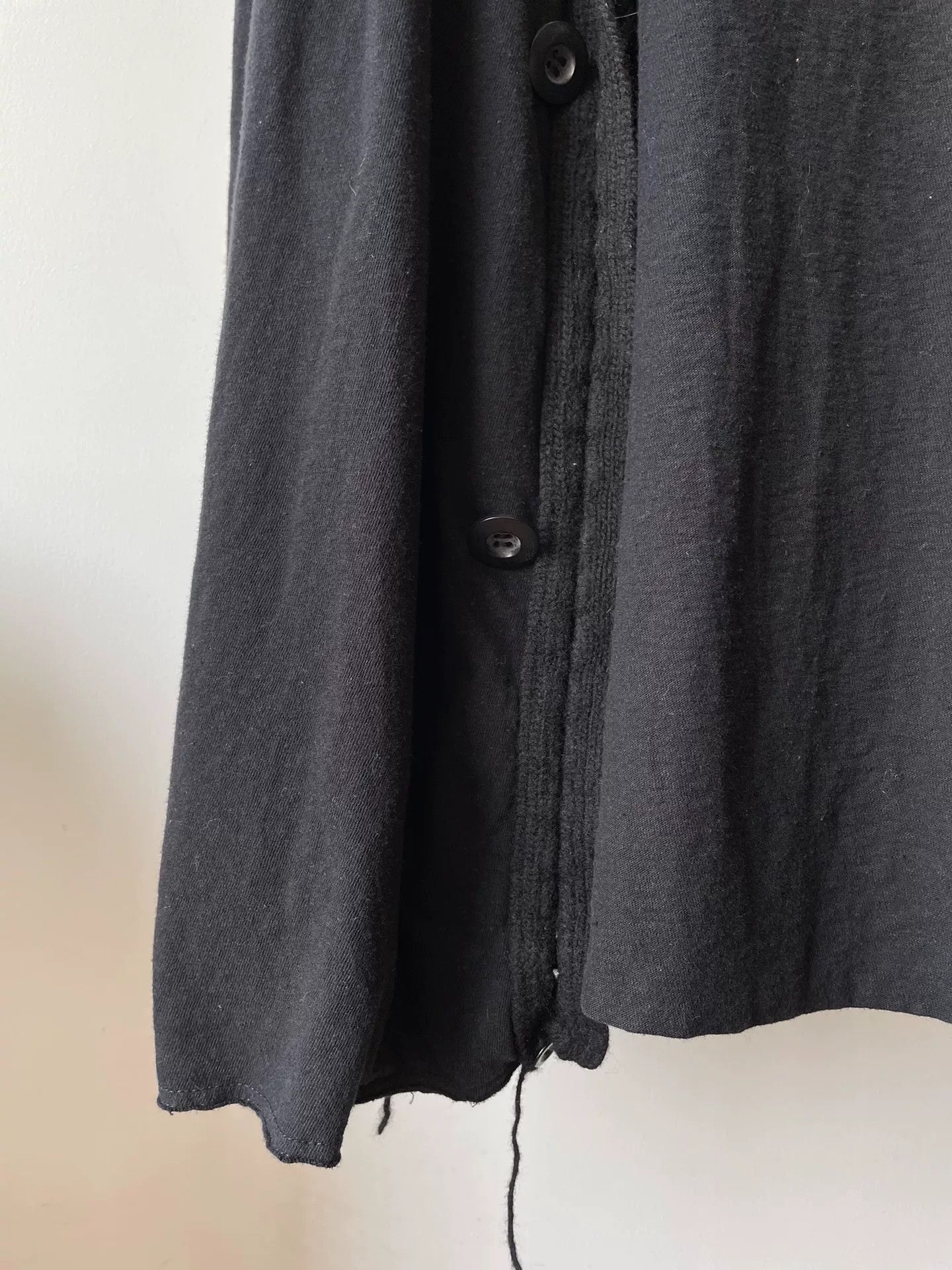 Yohji Yamamoto Yohji Yamamoto Pour Homme Black Cardigan Size US M / EU 48-50 / 2 - 4 Thumbnail