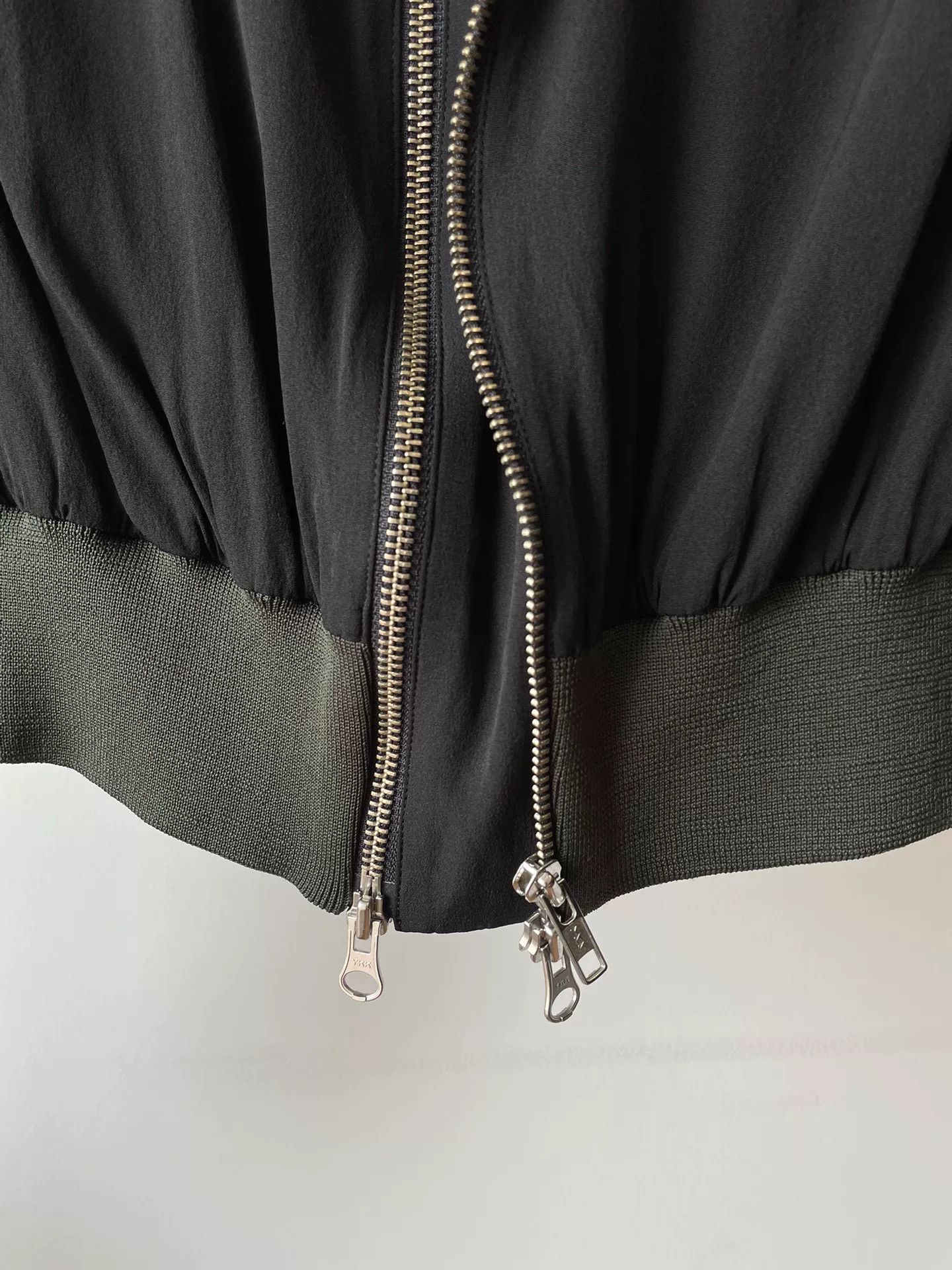 Yohji Yamamoto Yohji Yamamoto 02SS Double Zip Silk Jacket Size US L / EU 52-54 / 3 - 5 Thumbnail