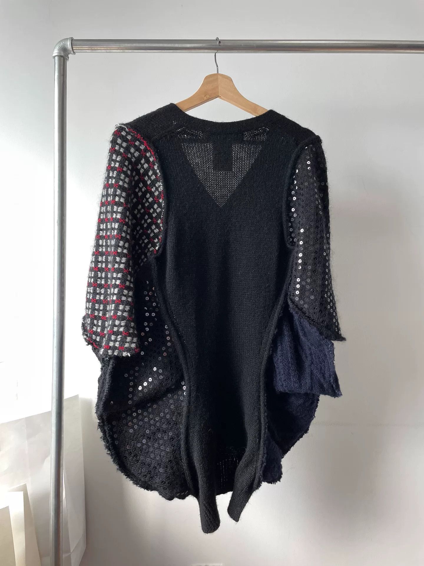 Junya Watanabe Junya Watanabe Comme des Garçons Patchwork Knit Cardigan Size US M / EU 48-50 / 2 - 2 Thumbnail