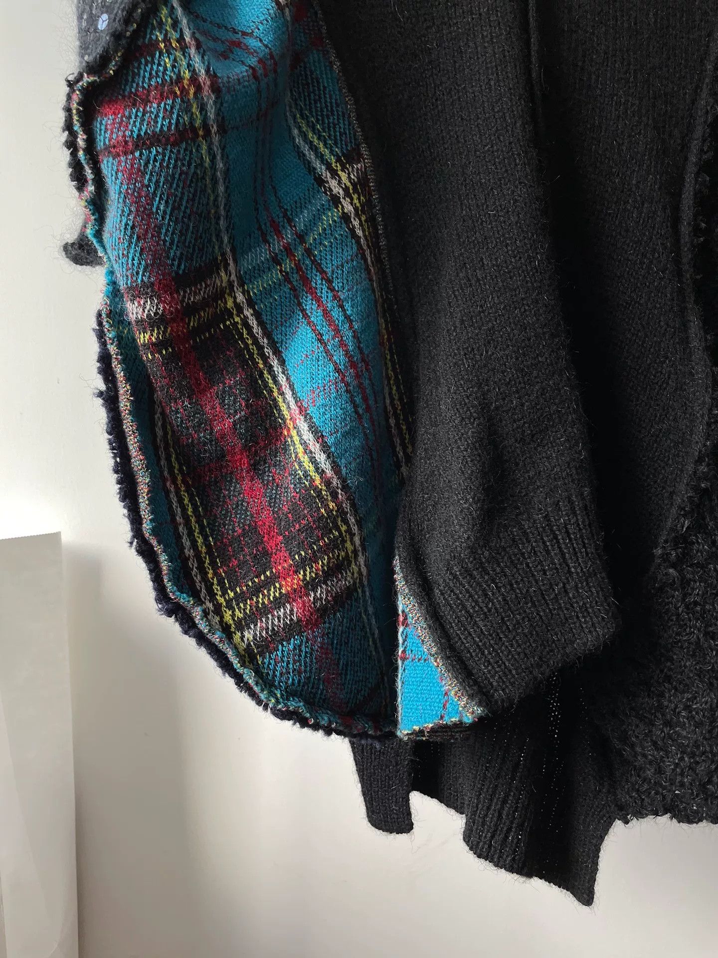Junya Watanabe Junya Watanabe Comme des Garçons Patchwork Knit Cardigan Size US M / EU 48-50 / 2 - 3 Thumbnail