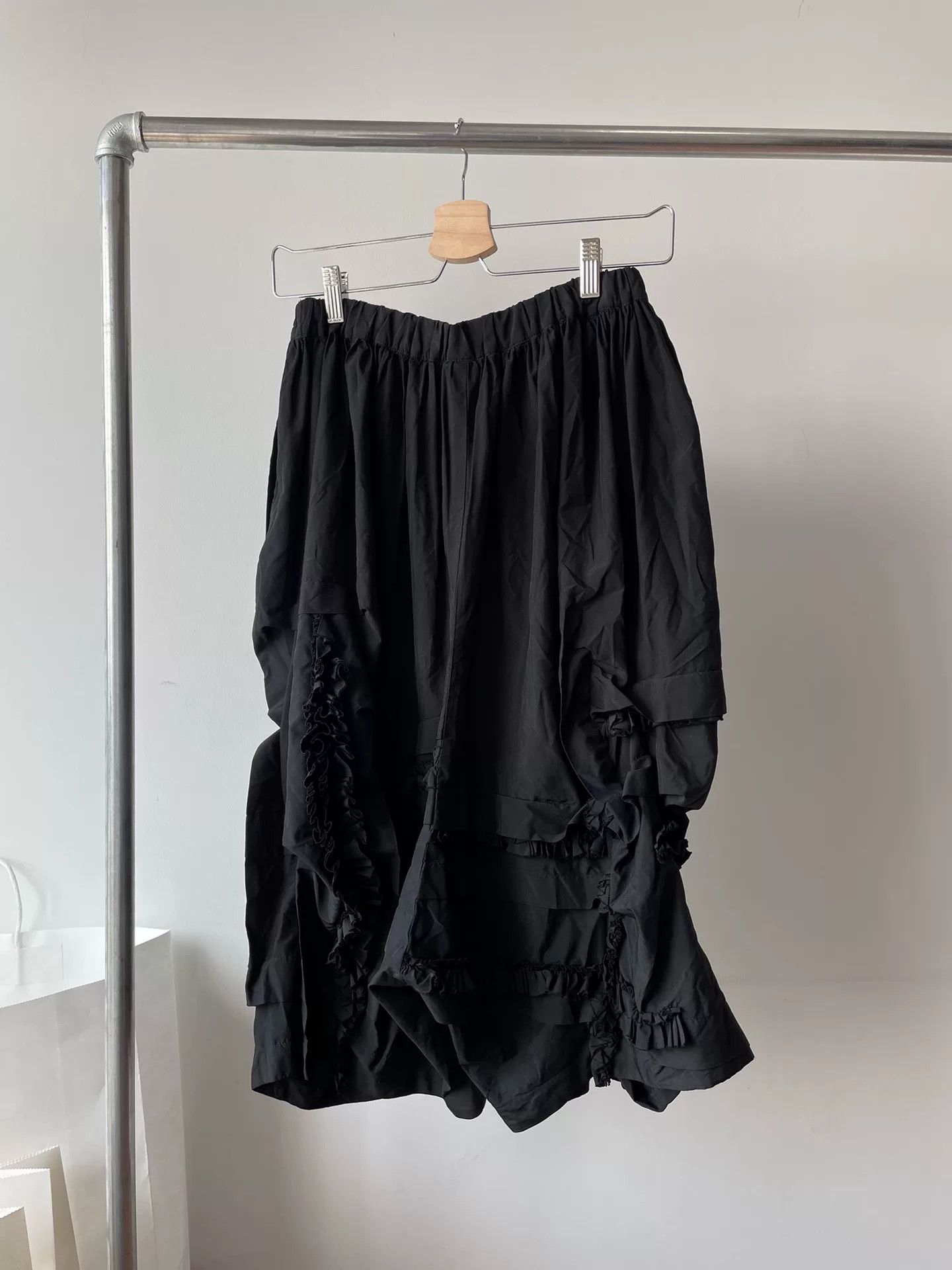Comme des Garcons Comme des Garcons Lace Wide-Leg Pants Size 34" / US 12 / IT 48 - 2 Thumbnail