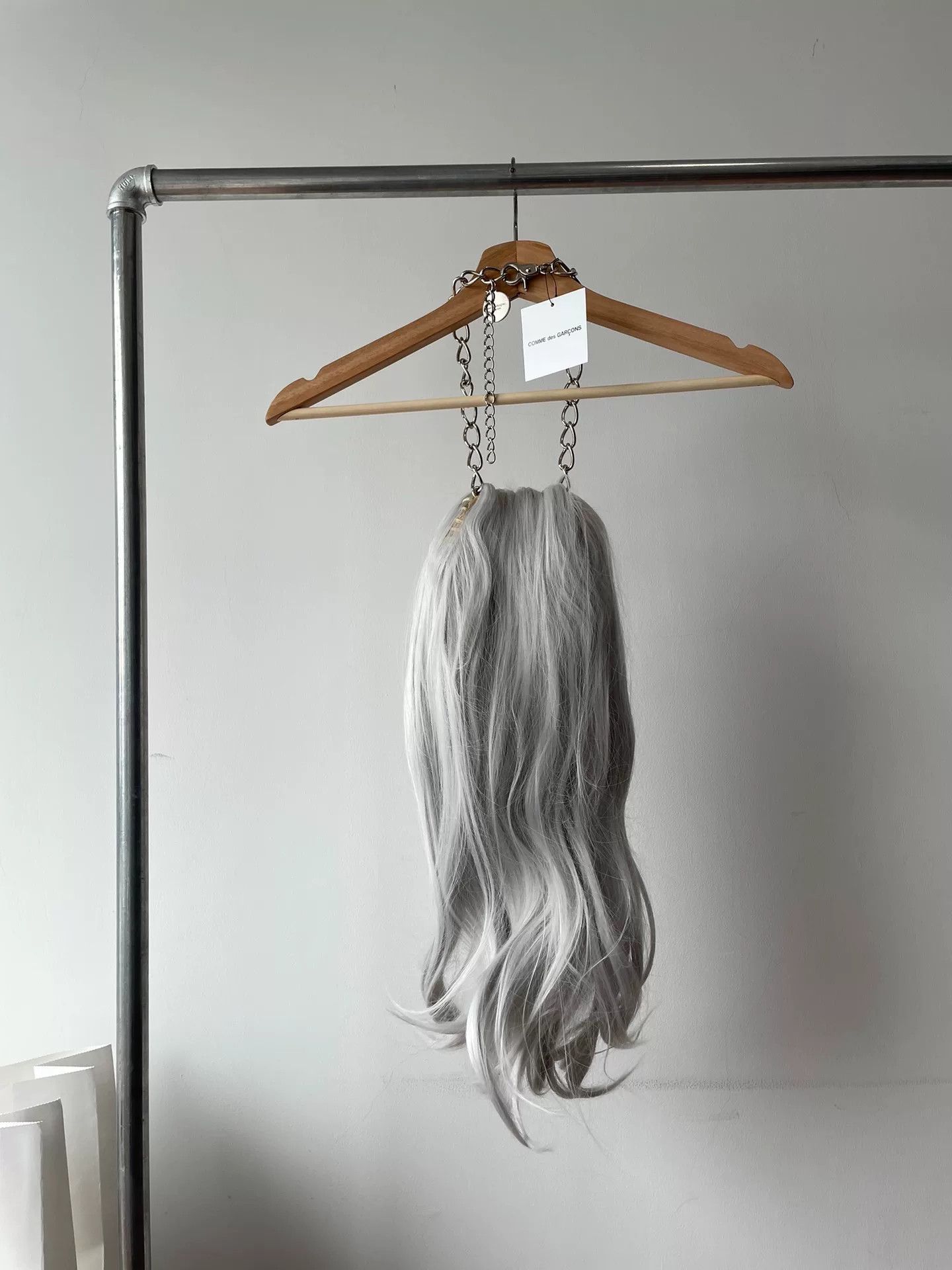 Comme des Garcons Comme des Garcons Silver Wig Necklace Size ONE SIZE - 3 Thumbnail