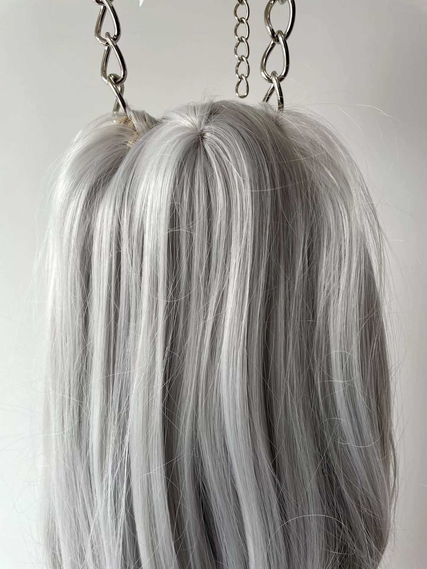 Comme des Garcons Comme des Garcons Silver Wig Necklace Size ONE SIZE - 2 Thumbnail