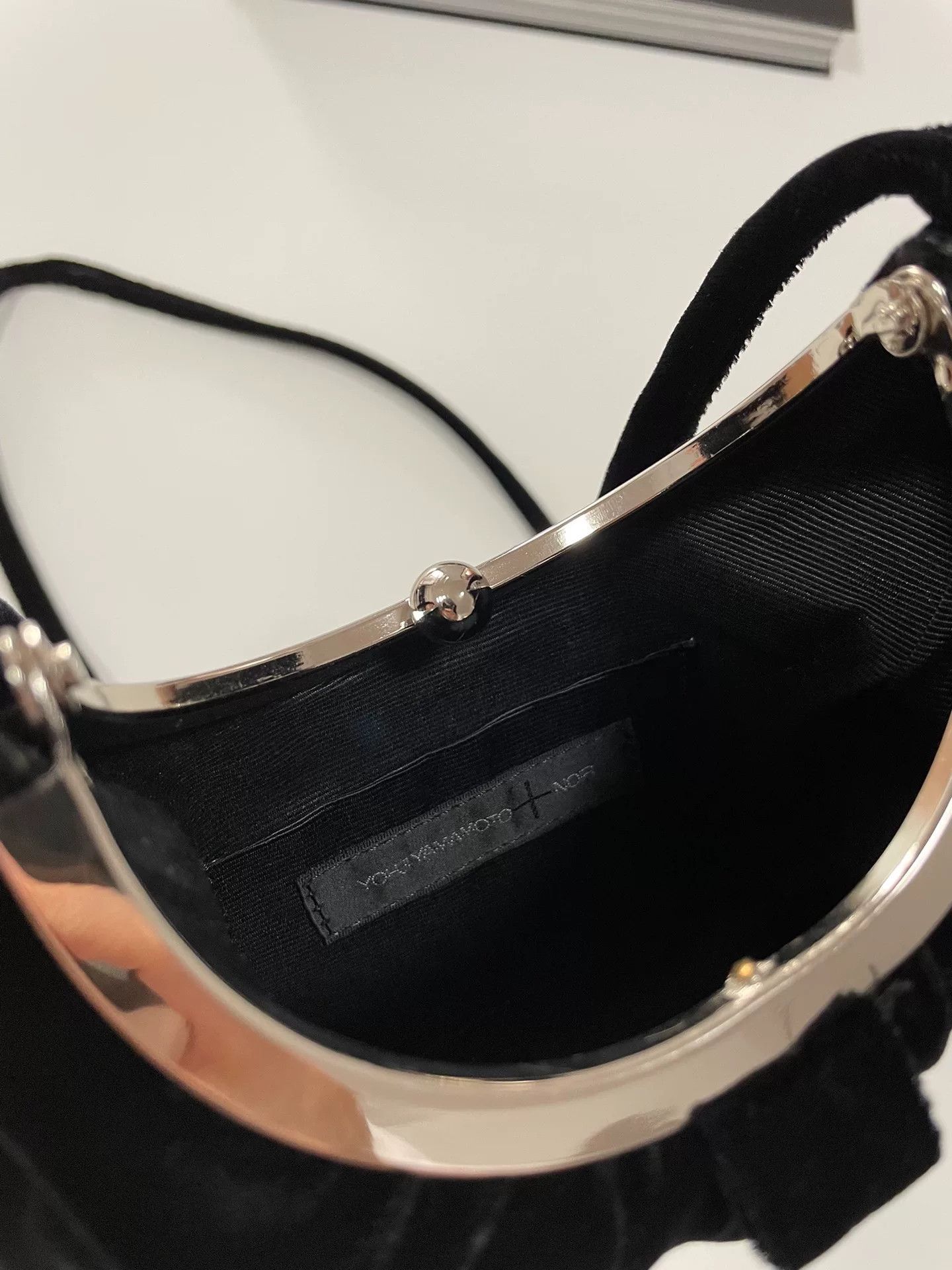 Yohji Yamamoto Yohji Yamamoto Noir Velvet Crossbody Bag Size ONE SIZE - 3 Thumbnail