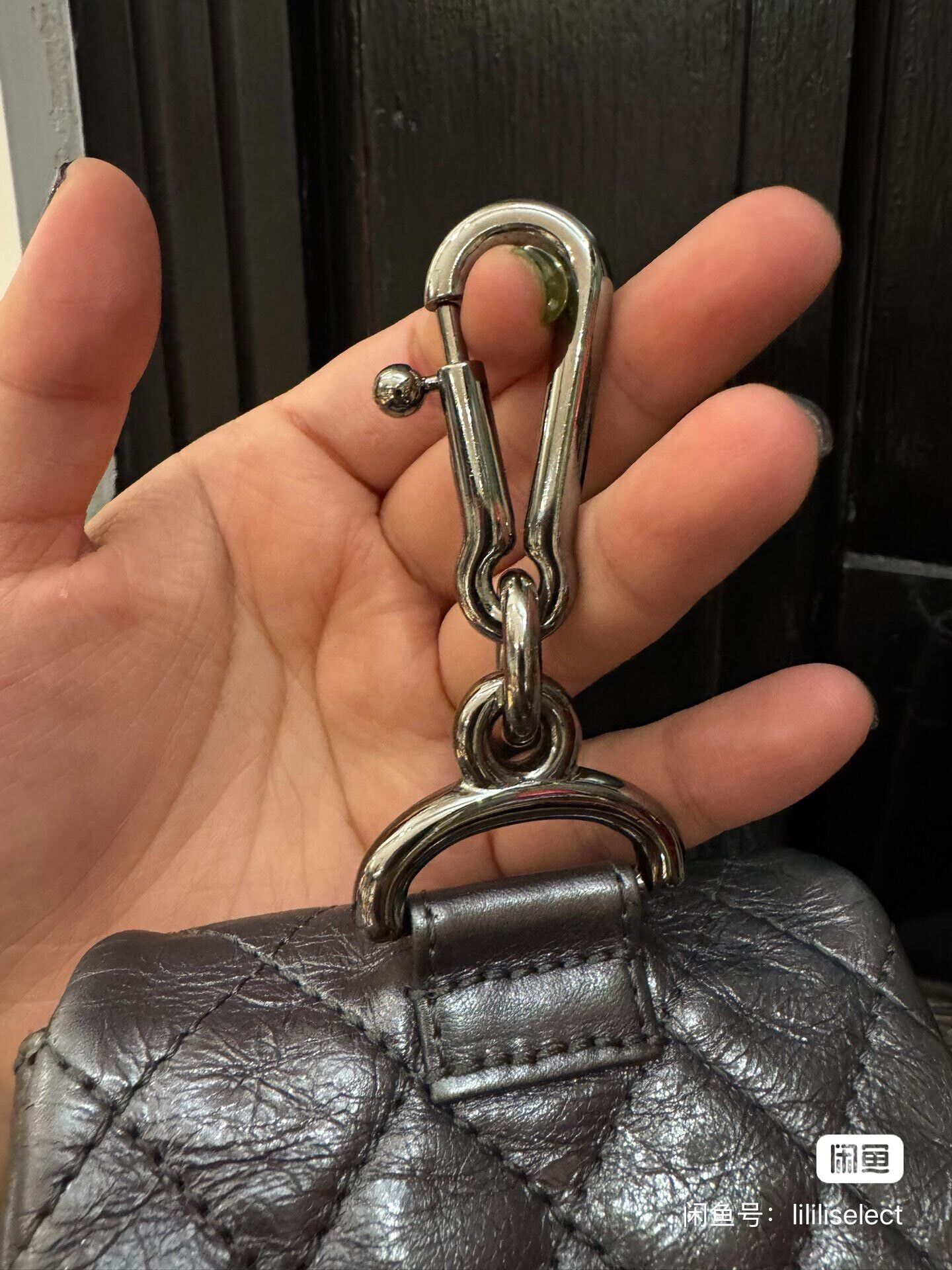 Chanel Chanel Vintage Silver Gray Hanging Sub-bag Size ONE SIZE - 8 Thumbnail