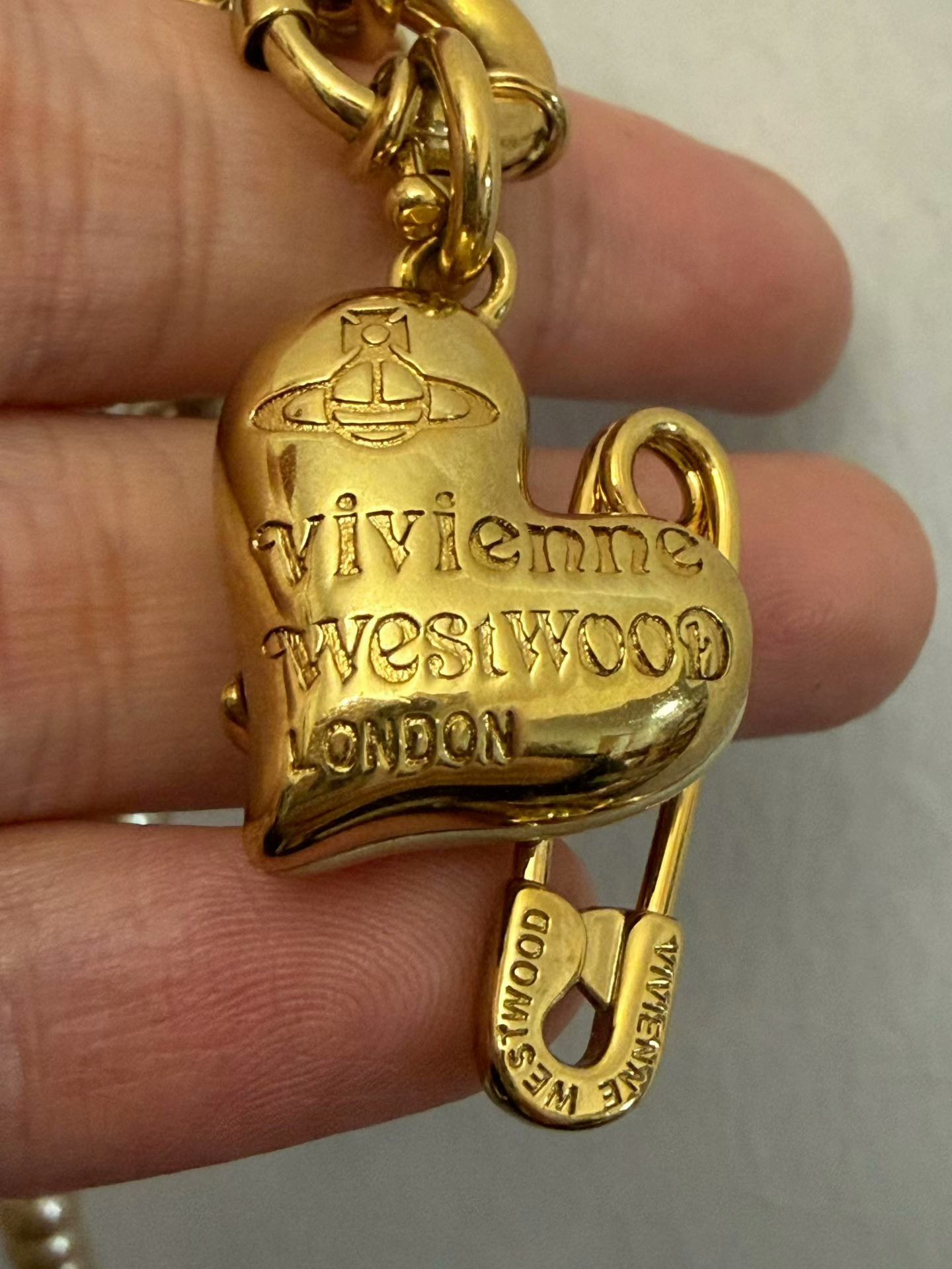 Vivienne Westwood Vivienne Westwood Heart Pearl Necklace Size ONE SIZE - 4 Thumbnail