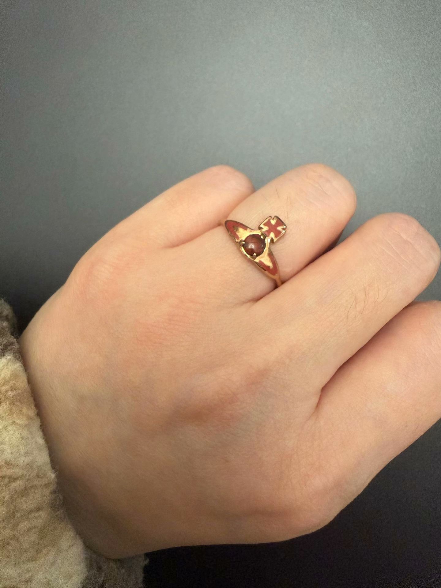 Vivienne Westwood Vivienne Westwood Saturn Ring Size ONE SIZE - 2 Thumbnail