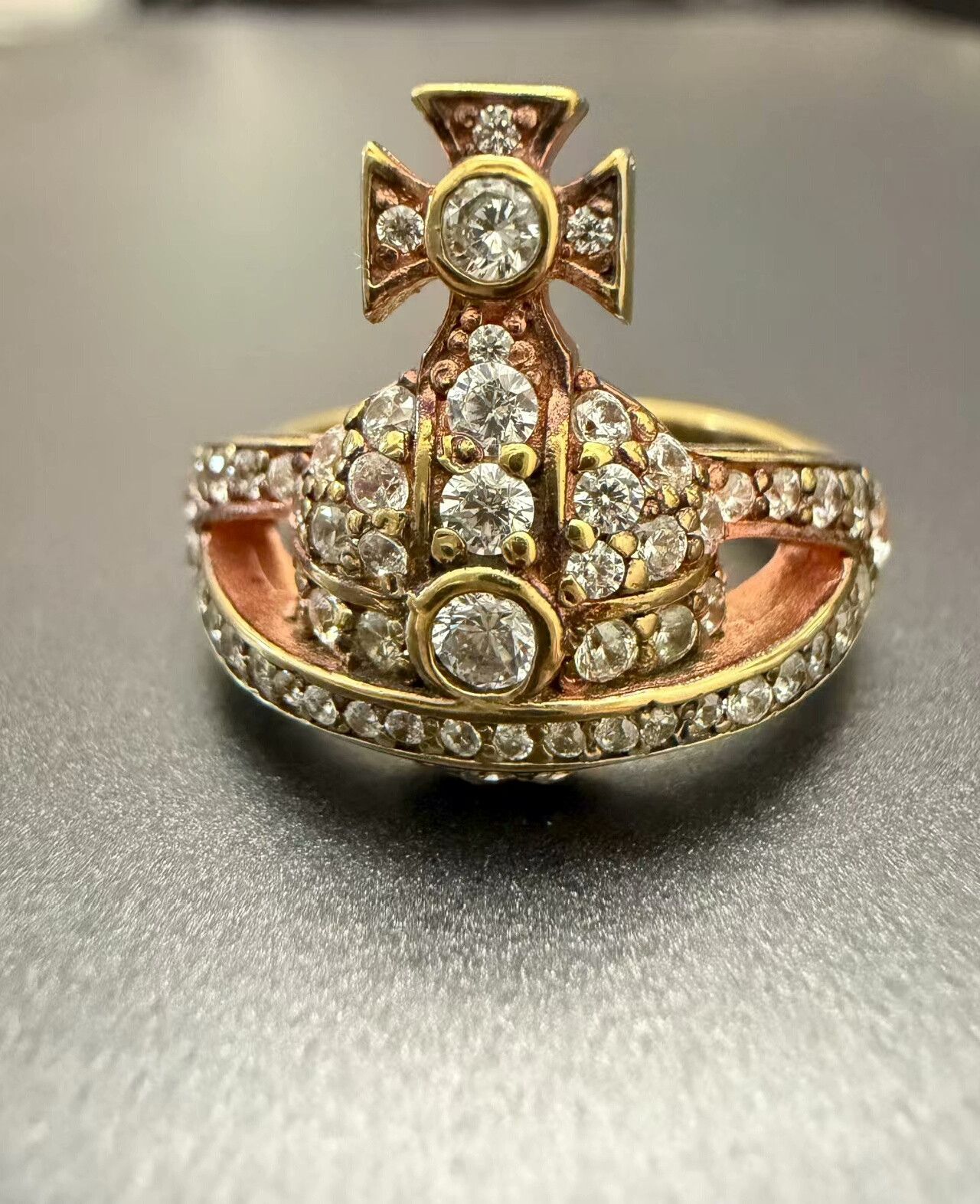 Vivienne Westwood Vivienne Westwood Saturn Ring Size ONE SIZE - 2 Thumbnail