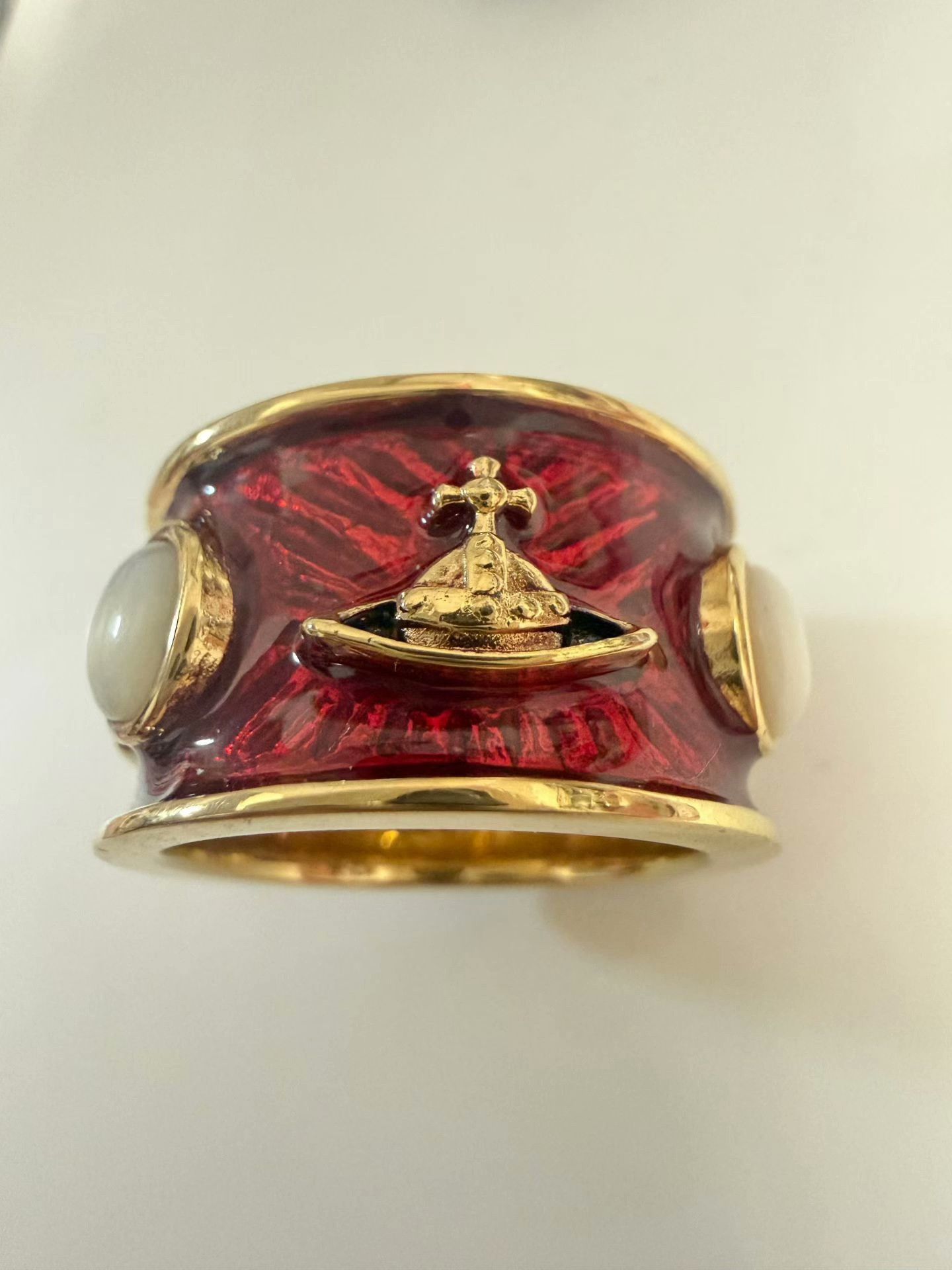 Vivienne Westwood Vivienne Westwood Saturn Ring Size ONE SIZE - 3 Thumbnail