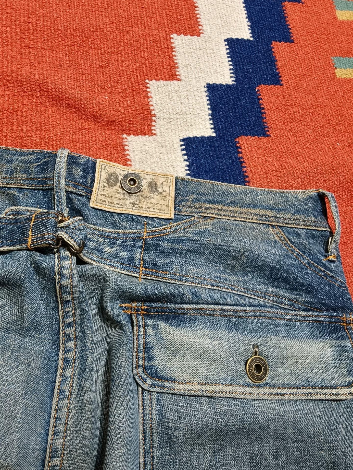 RRL Ralph Lauren RRL Double RL Distressed Jeans Size US 30 / EU 46 - 6 Thumbnail