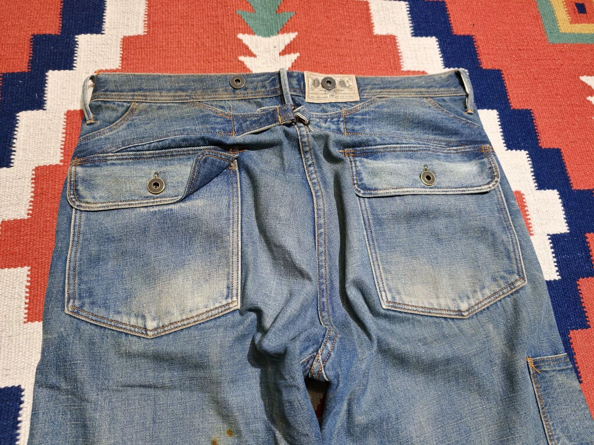 RRL Ralph Lauren RRL Double RL Distressed Jeans Size US 30 / EU 46 - 9 Thumbnail