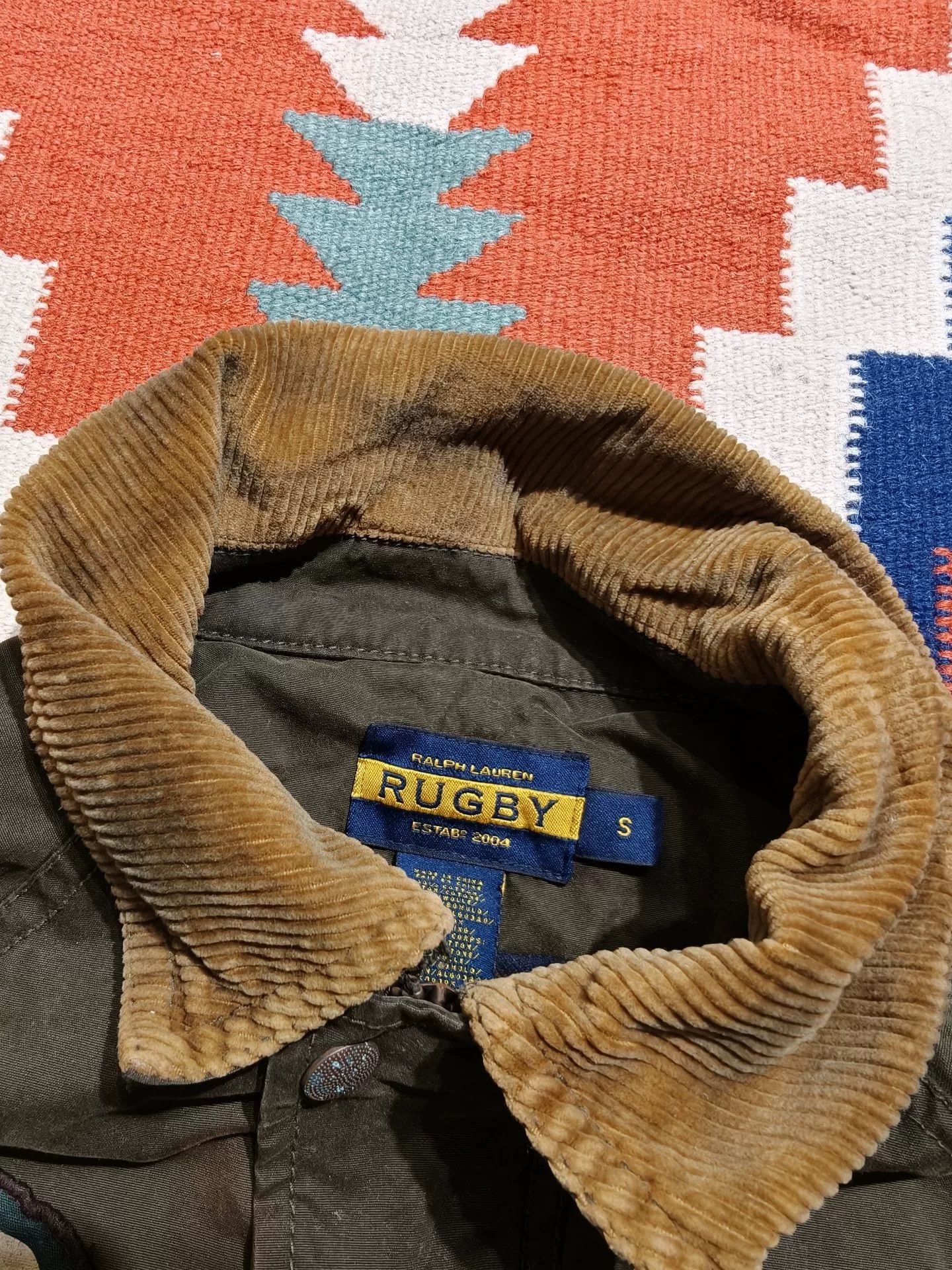 RRL Ralph Lauren RRL Berkshire Camo Oilcloth Jacket Size US S / EU 44-46 / 1 - 5 Thumbnail