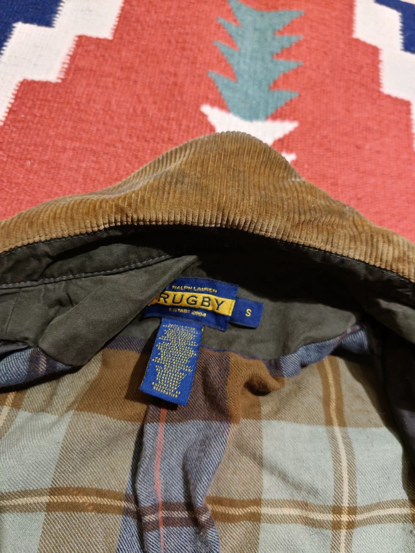 RRL Ralph Lauren RRL Berkshire Camo Oilcloth Jacket Size US S / EU 44-46 / 1 - 9 Thumbnail