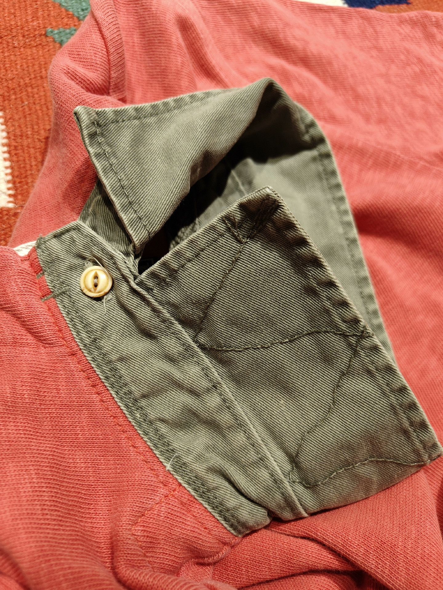 RRL Ralph Lauren Ralph Lauren Military Short-Sleeve Polo Size US M / EU 48-50 / 2 - 7 Thumbnail