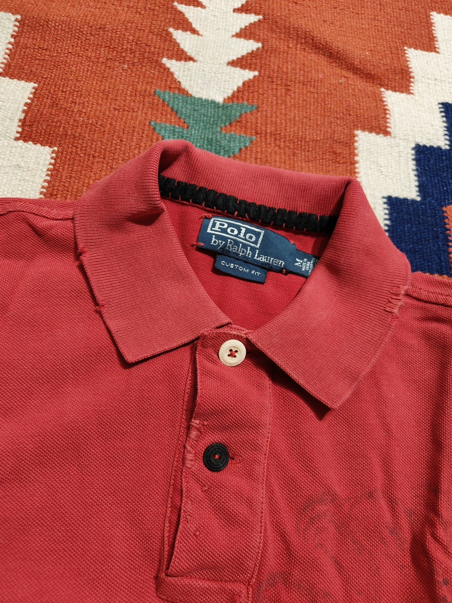 RRL Ralph Lauren RRL Vintage Navajo Southwest Polo Size US M / EU 48-50 / 2 - 5 Thumbnail