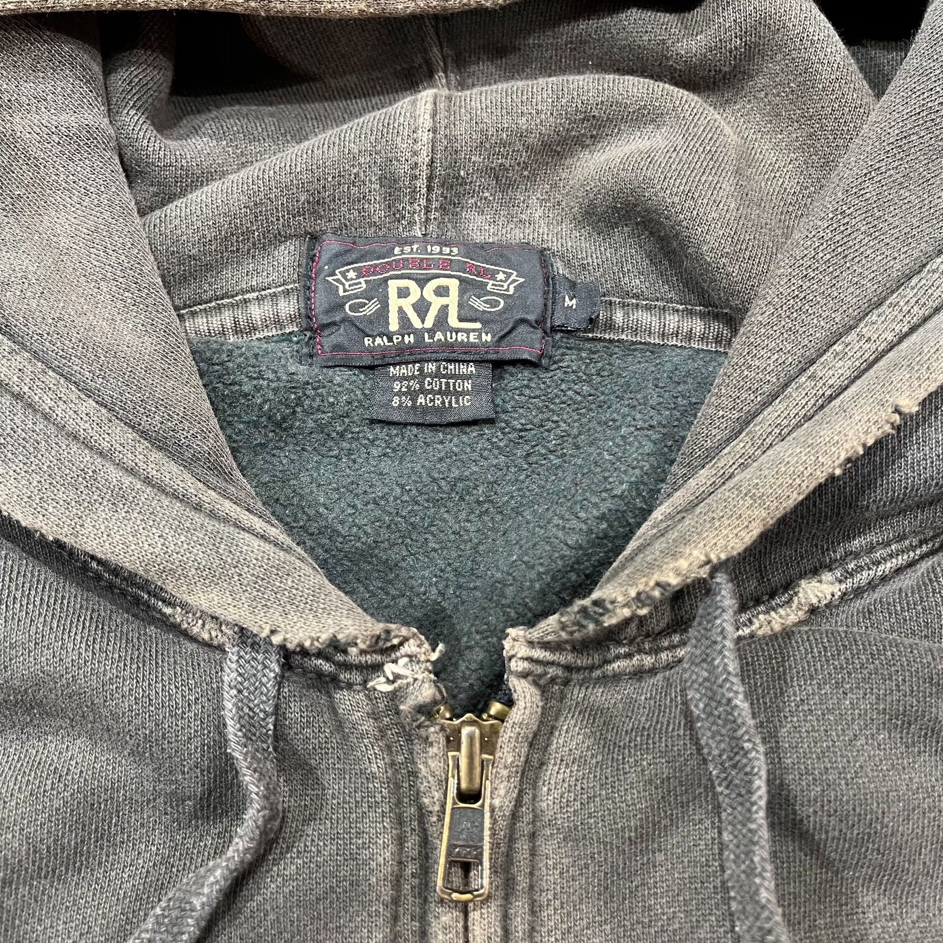 RRL Ralph Lauren RRL Heavy Washed Distressed Sweatshirt Size US M / EU 48-50 / 2 - 4 Thumbnail