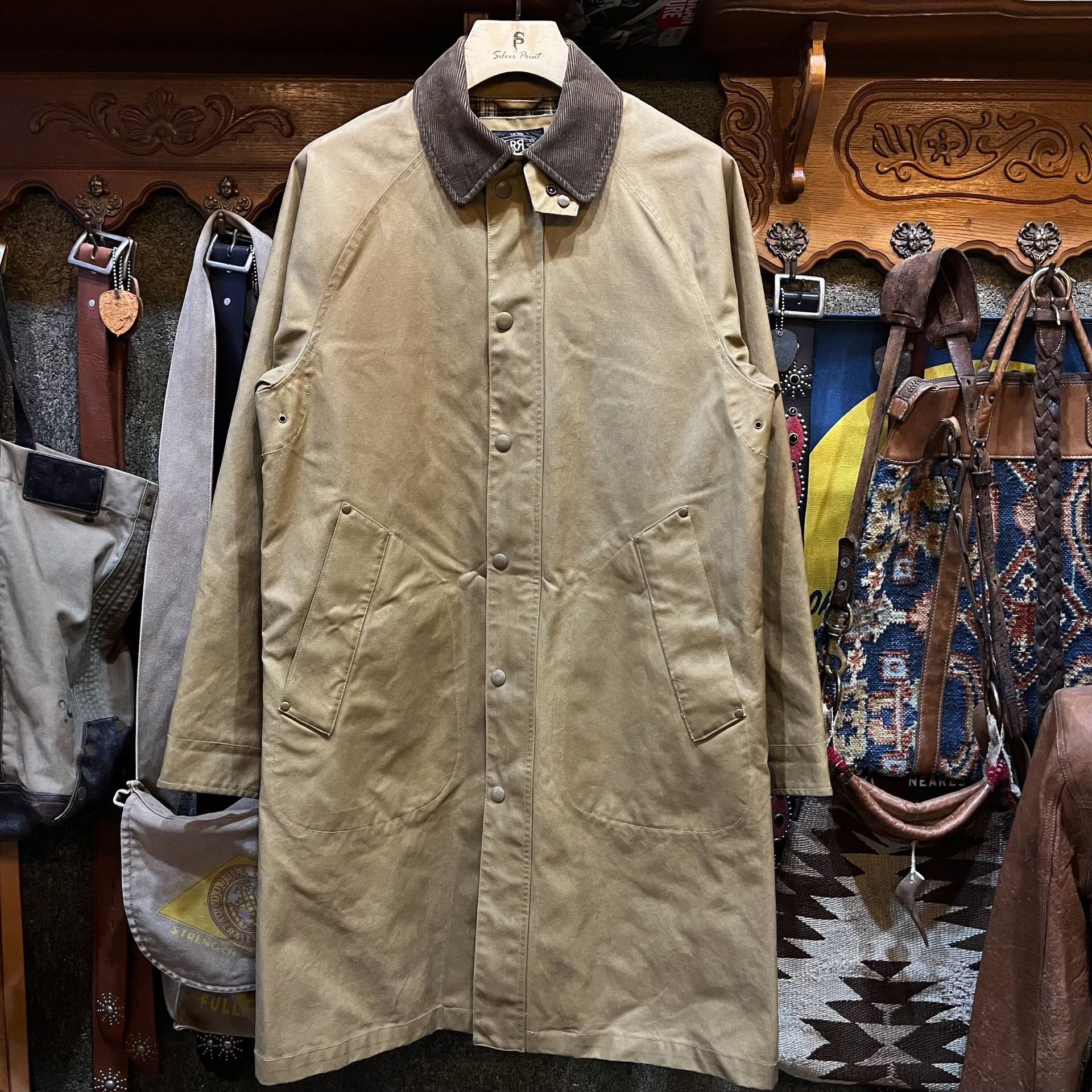 RRL Ralph Lauren RRL Double RL Oiled Wax Trench Coat Size US S / EU 44-46 / 1 - 2 Thumbnail
