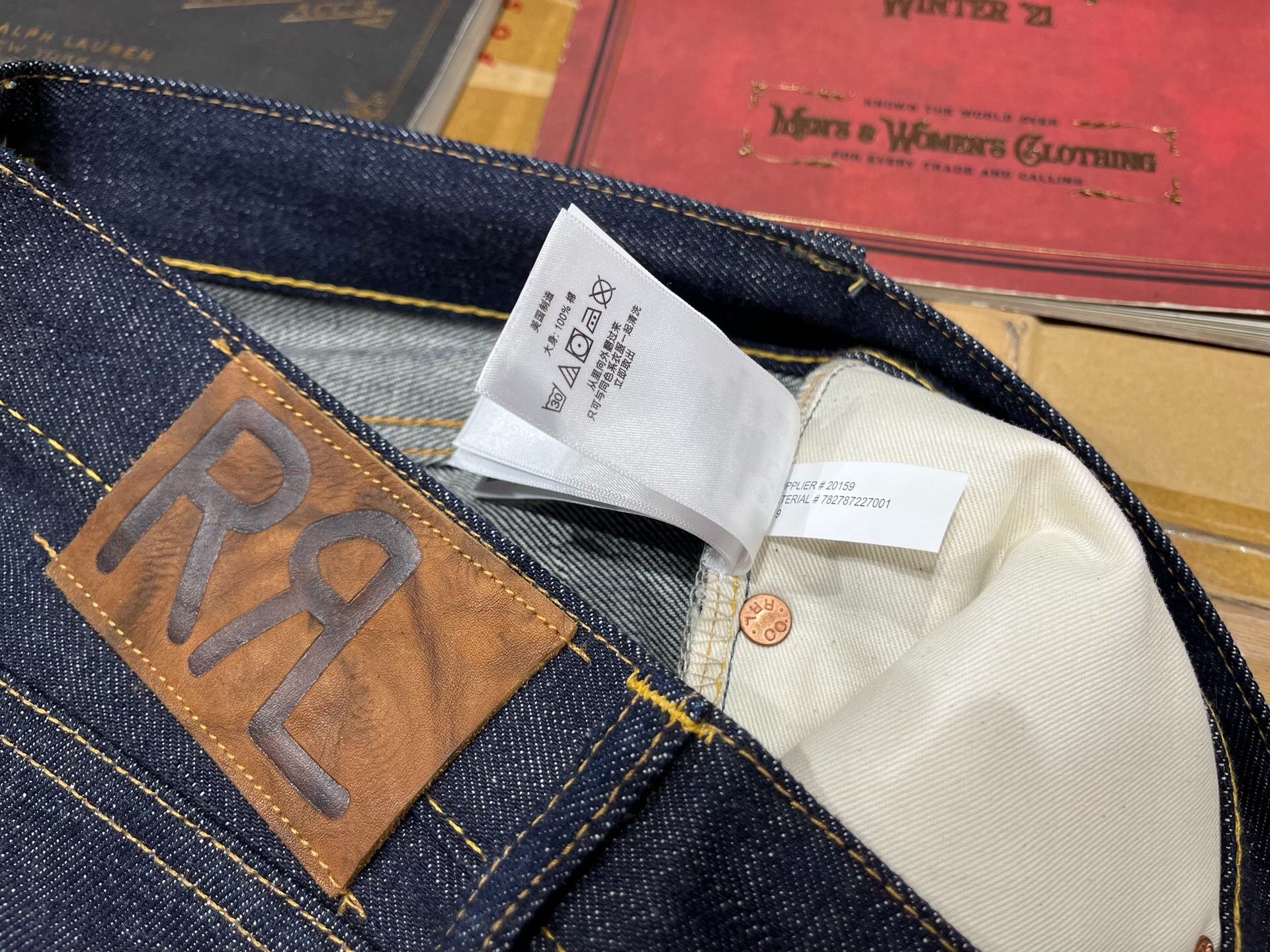 RRL Ralph Lauren RRL Double RL Bootcut Jeans Size US 30 / EU 46 - 7 Thumbnail