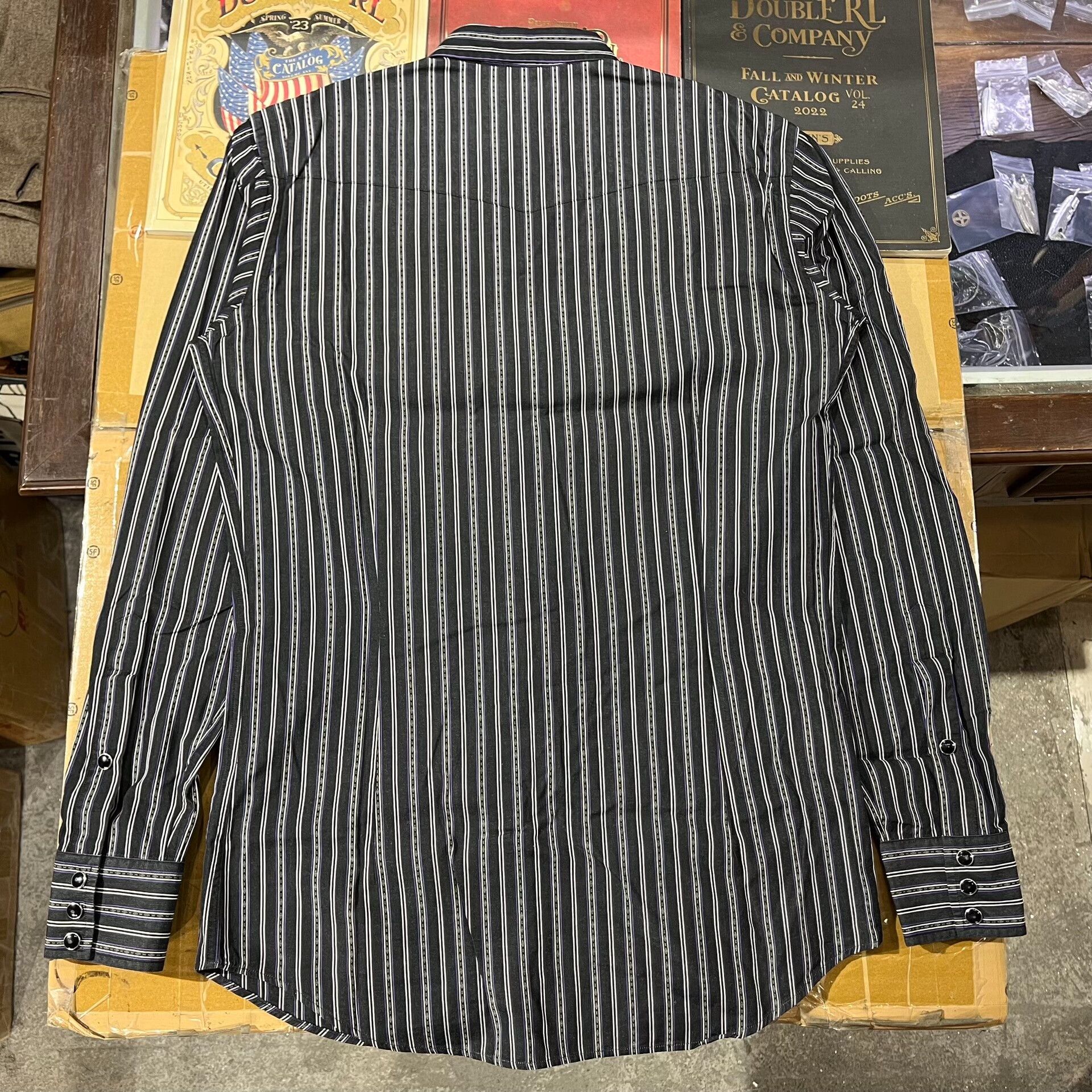 RRL Ralph Lauren Ralph Lauren Striped Shirt Size US M / EU 48-50 / 2 - 3 Thumbnail