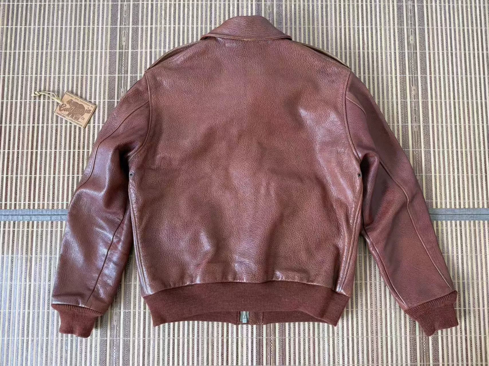 Rainbow Country Rainbow Country x Mushmans A2 Goatskin Jacket Size US XS / EU 42 / 0 - 4 Thumbnail