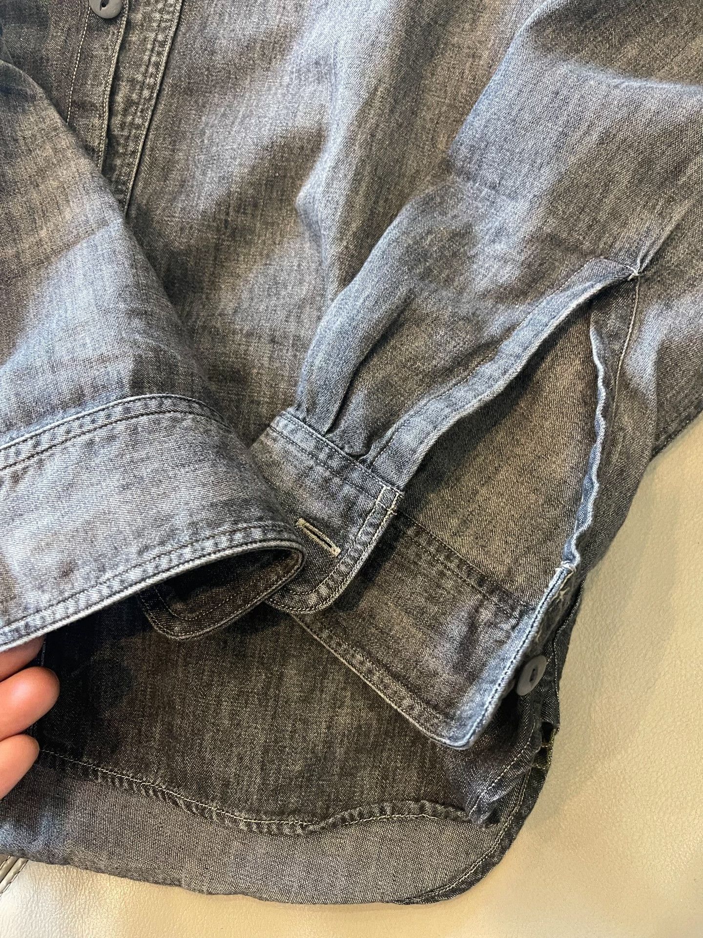RRL Ralph Lauren RRL Chambray Denim Shirt Size US S / EU 44-46 / 1 - 5 Thumbnail