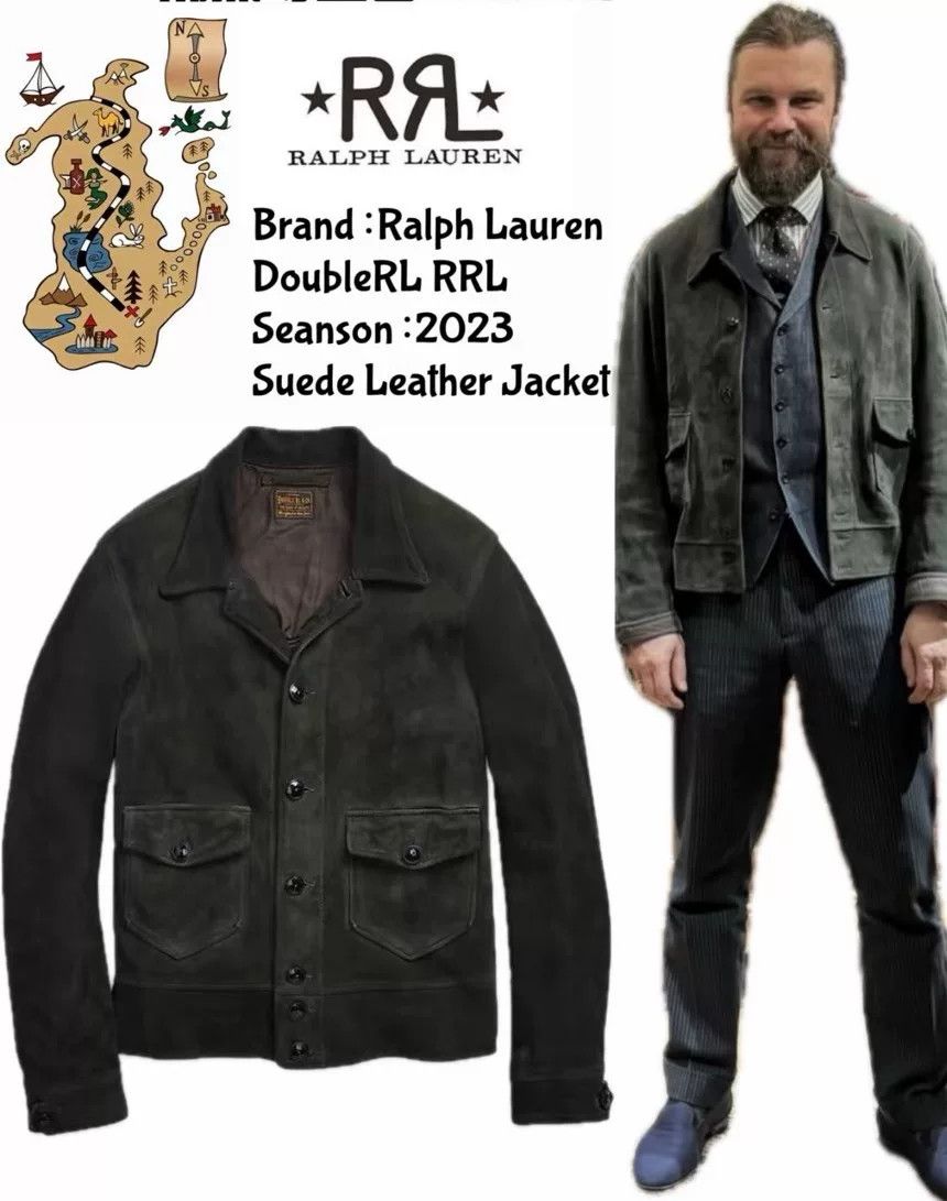 RRL Ralph Lauren RRL Ralph Lauren Suede Pilot Jacket Size US S / EU 44-46 / 1 - 9 Thumbnail