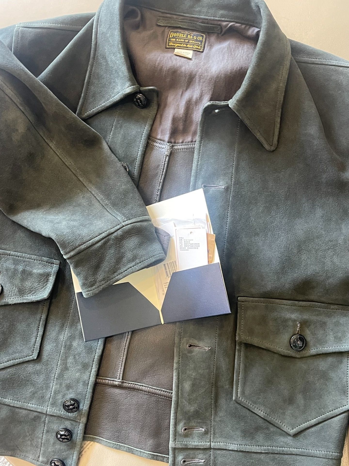 RRL Ralph Lauren RRL Ralph Lauren Suede Pilot Jacket Size US S / EU 44-46 / 1 - 8 Thumbnail
